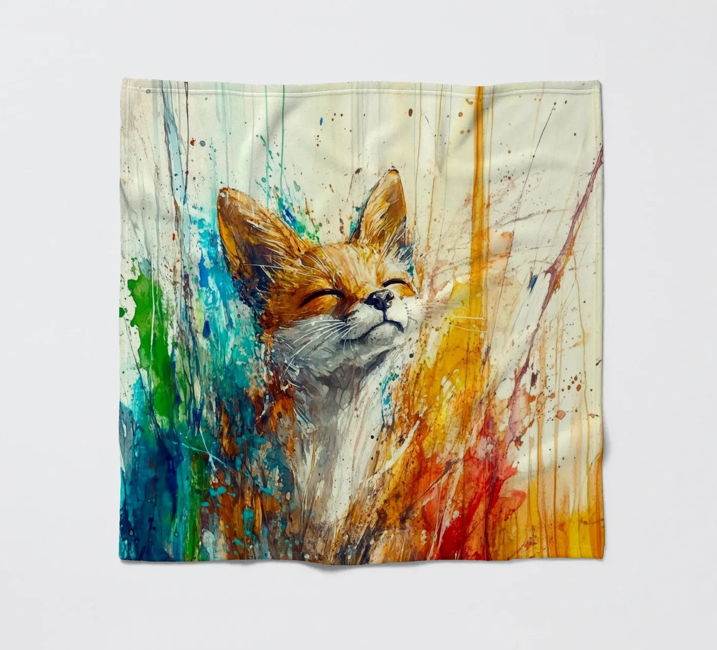 Fox coperta in pile da Sabrina Ziegenhorn