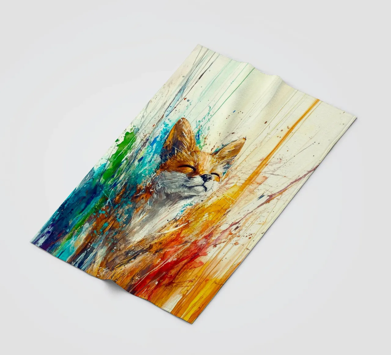 Fox Fleecedecke von Sabrina Ziegenhorn