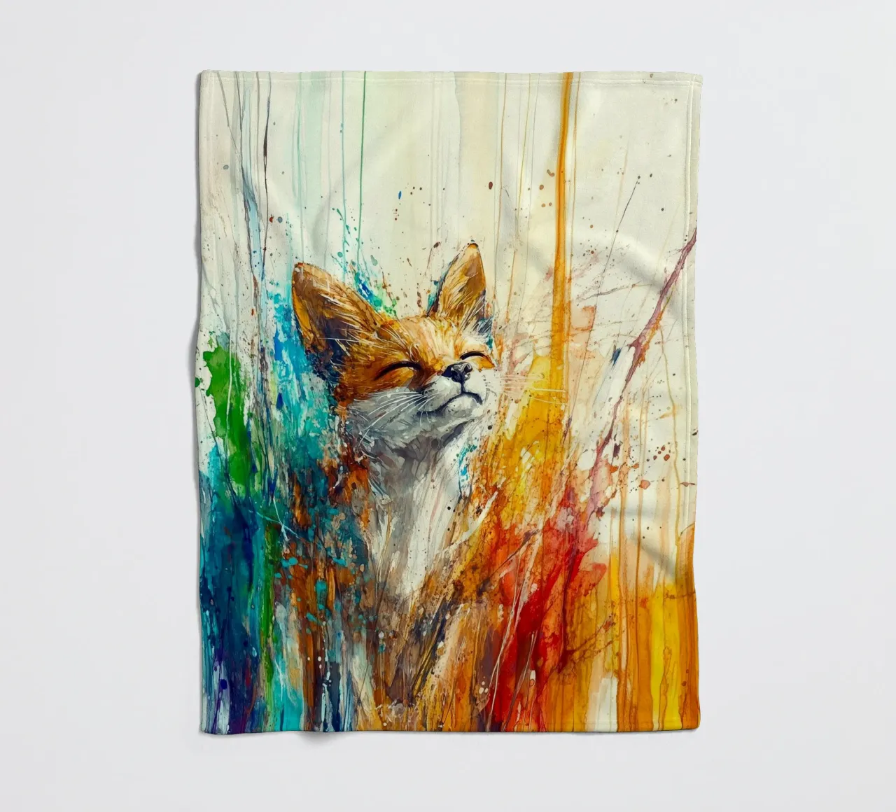 Fox Fleecedecke von Sabrina Ziegenhorn