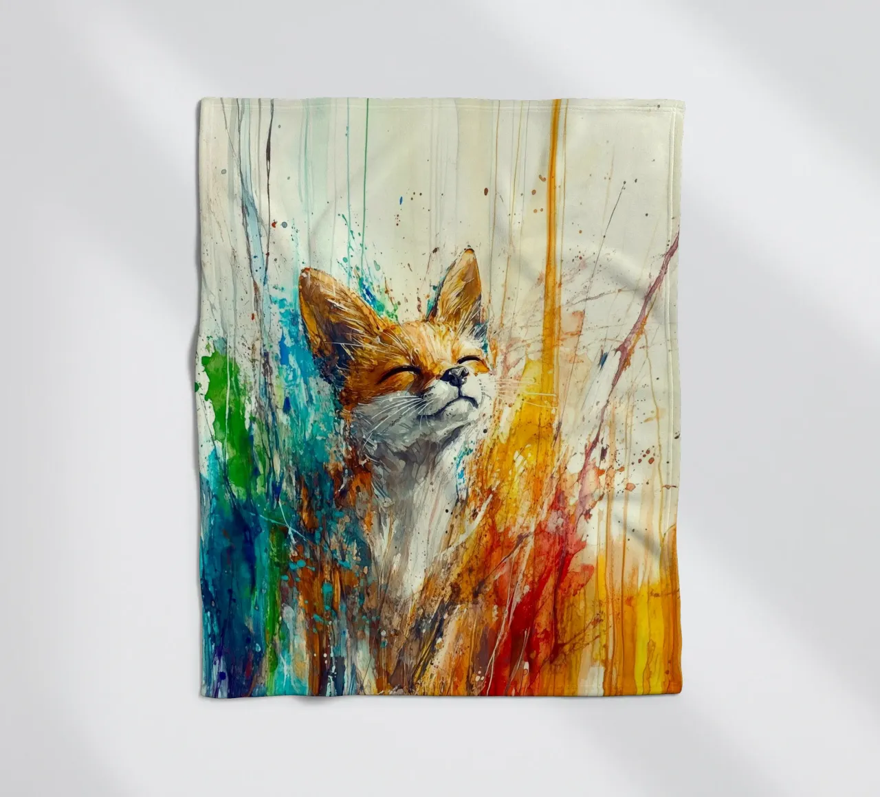 Fox Fleecedecke von Sabrina Ziegenhorn