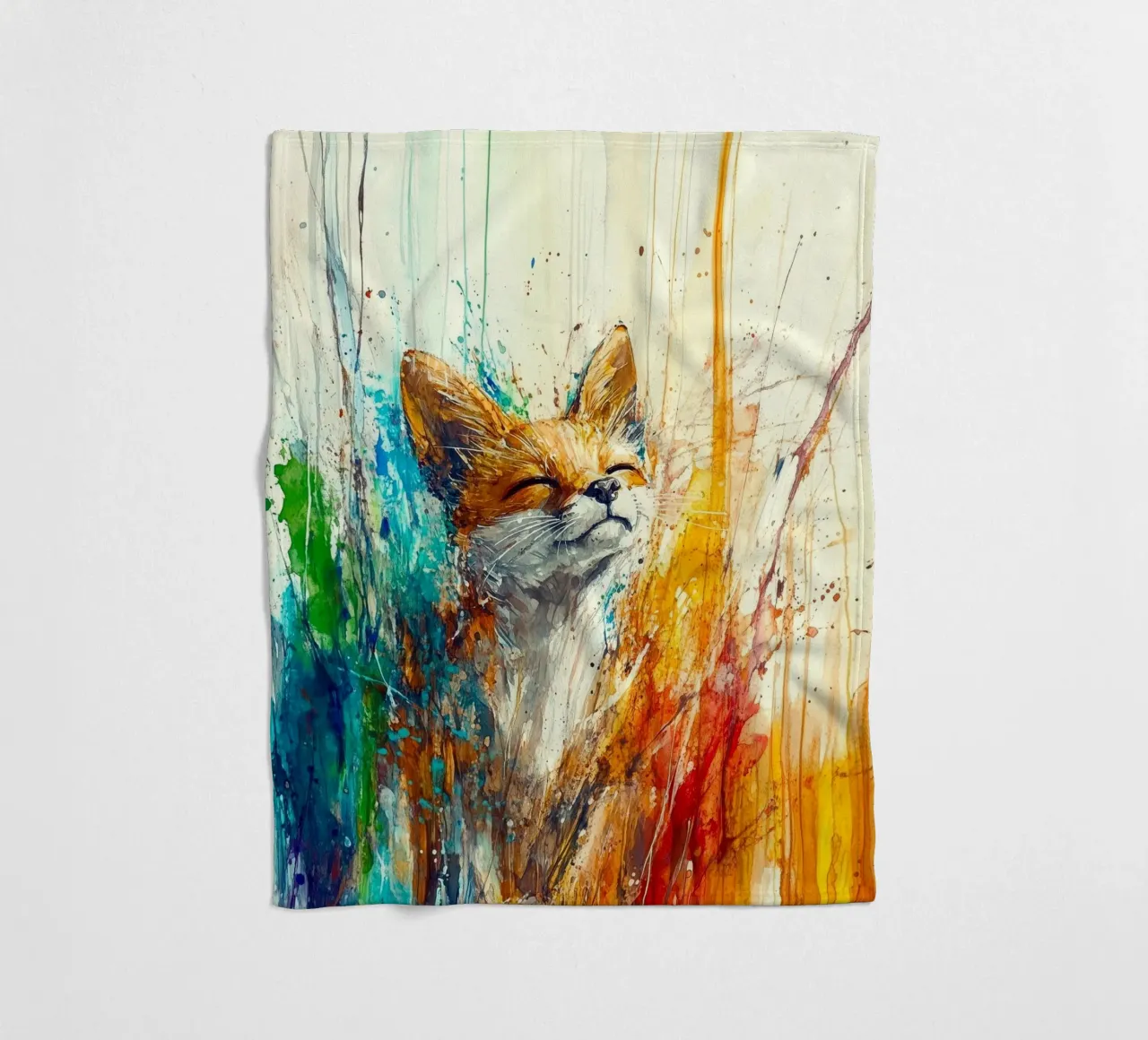 Fox Fleecedecke von Sabrina Ziegenhorn