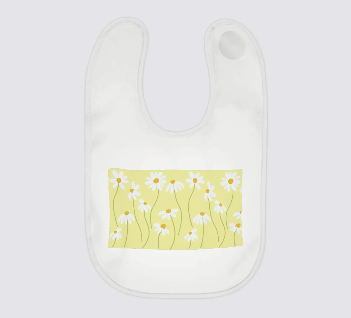 Gänseblümchen Muster Babylätzchen von Illustration Raissa Oltmanns