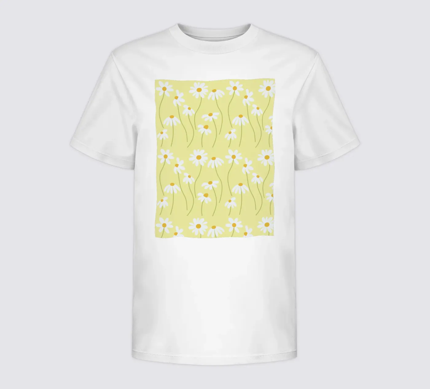 Daisy pattern Kinder T-Shirt von Illustration Raissa Oltmanns