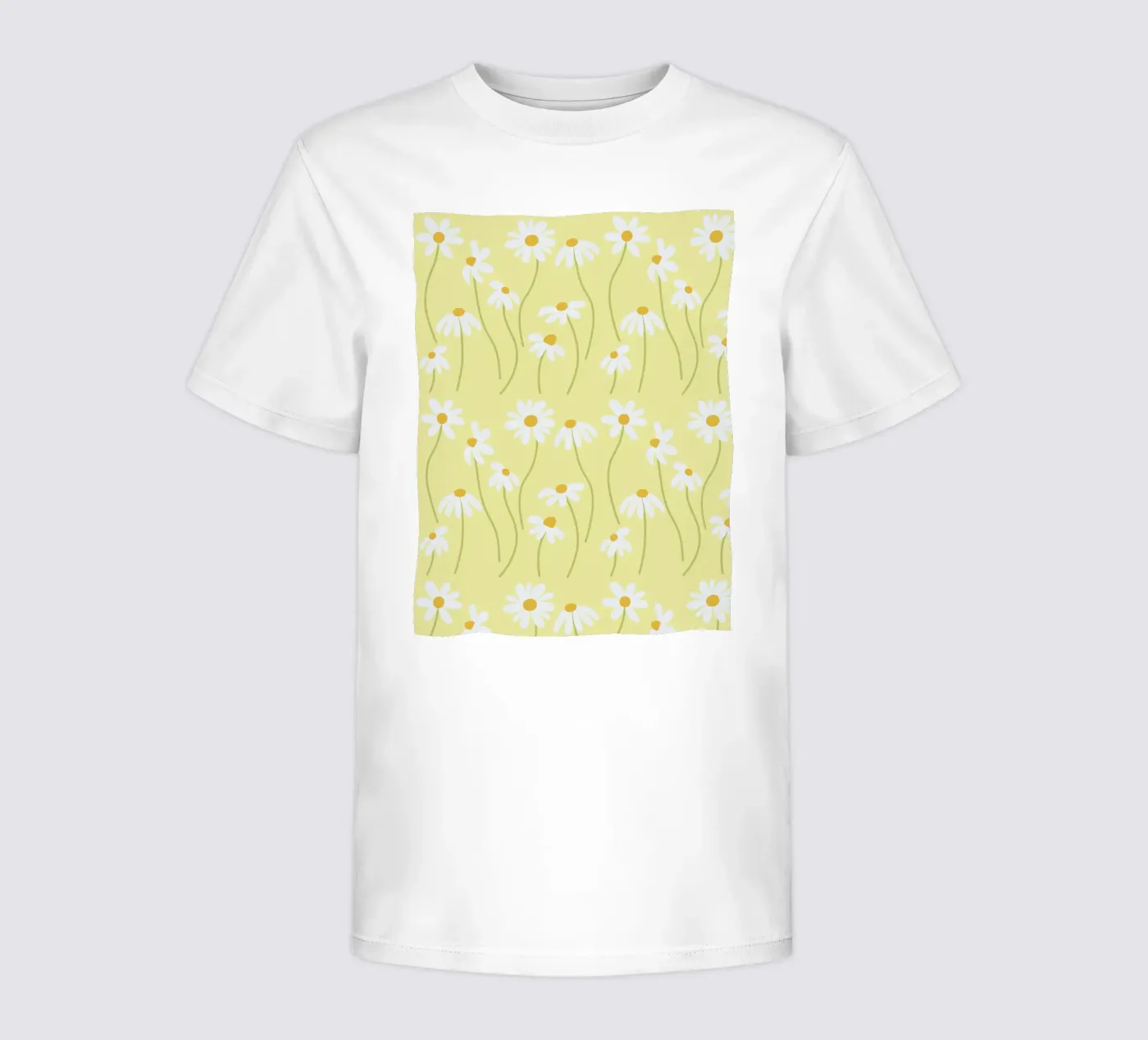Daisy pattern Kinder T-Shirt von Illustration Raissa Oltmanns