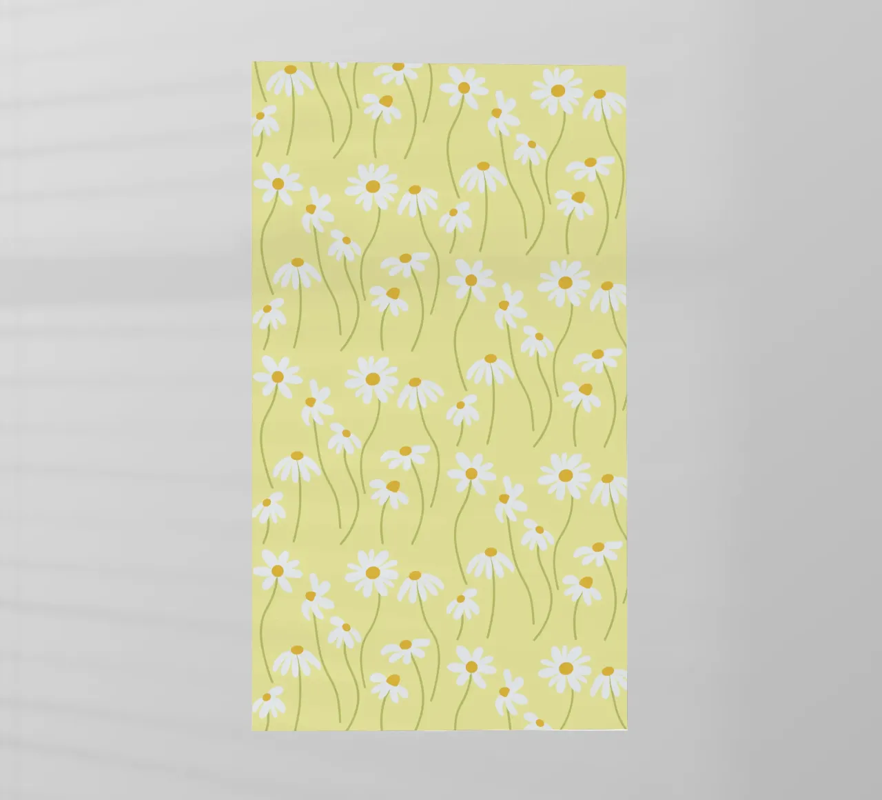 Daisy pattern backlit film by Illustration Raissa Oltmanns