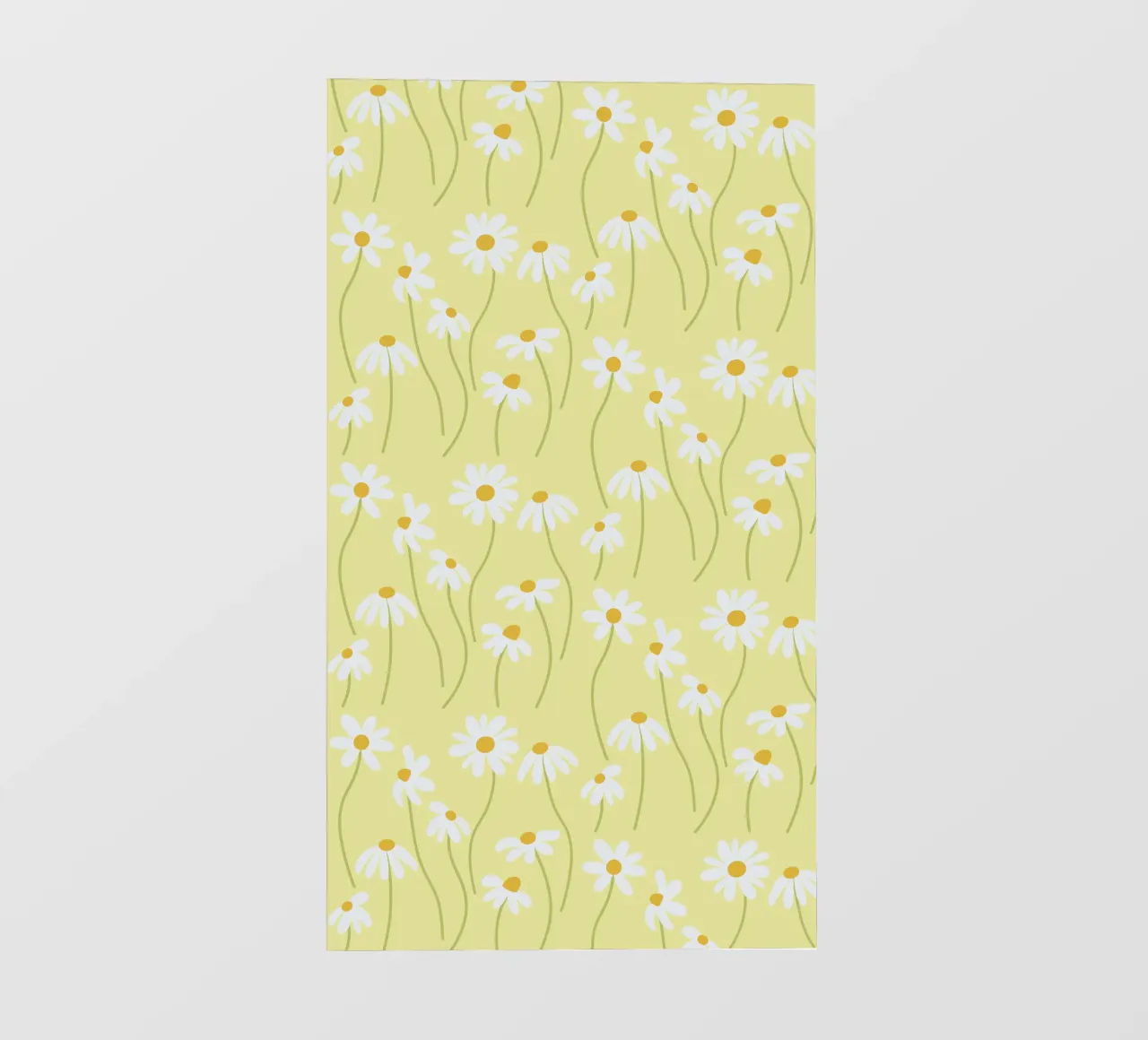 Daisy pattern backlit film by Illustration Raissa Oltmanns