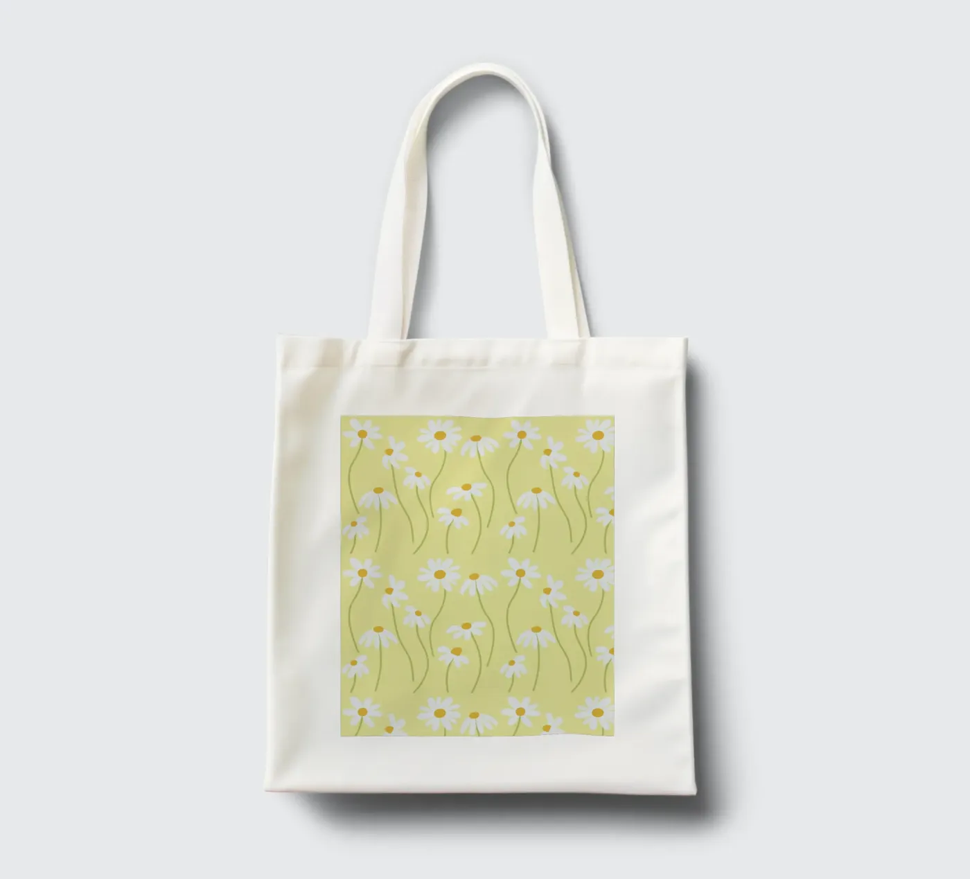 Daisy pattern tote bag by Illustration Raissa Oltmanns