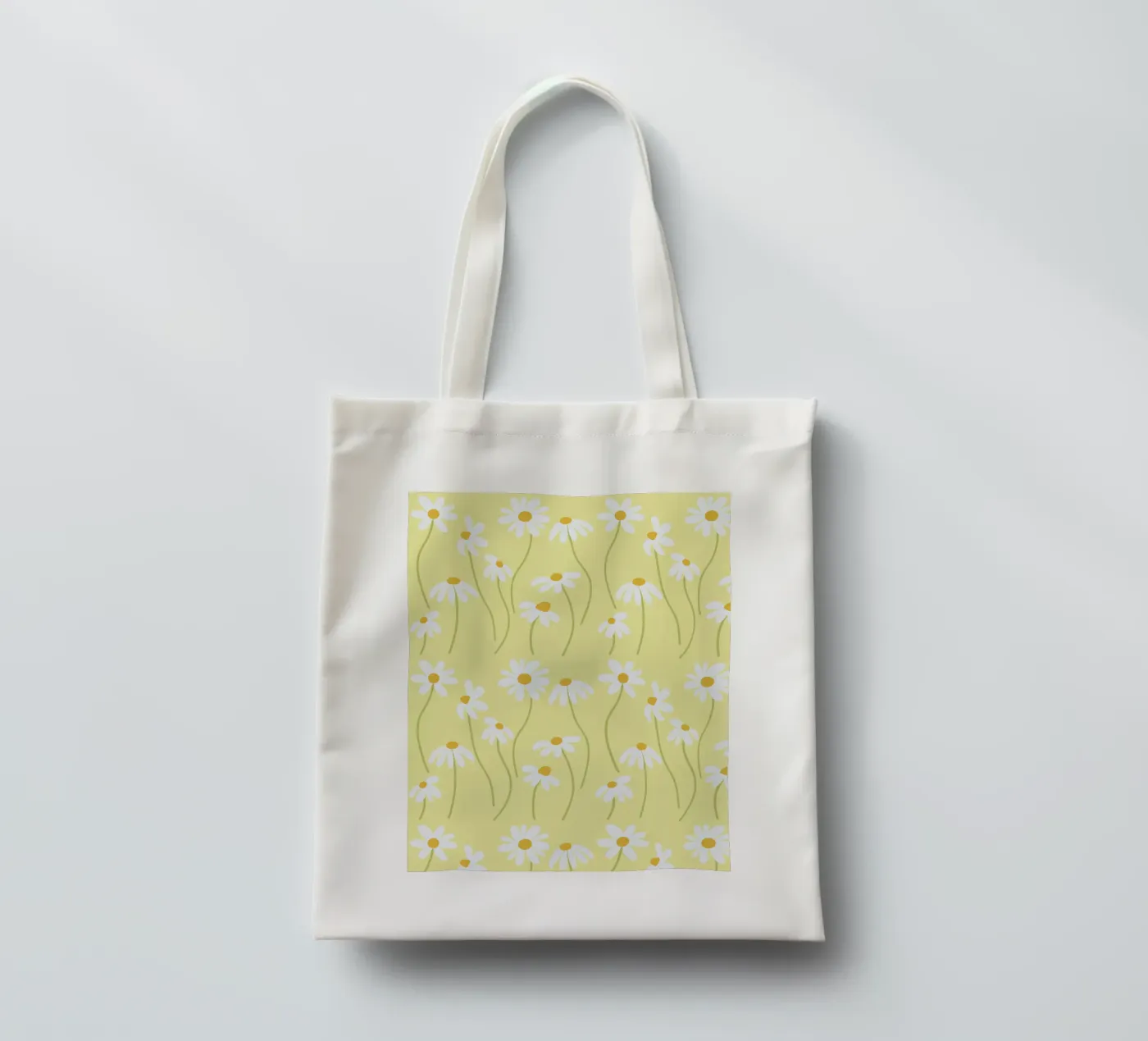 Daisy pattern tote bag by Illustration Raissa Oltmanns