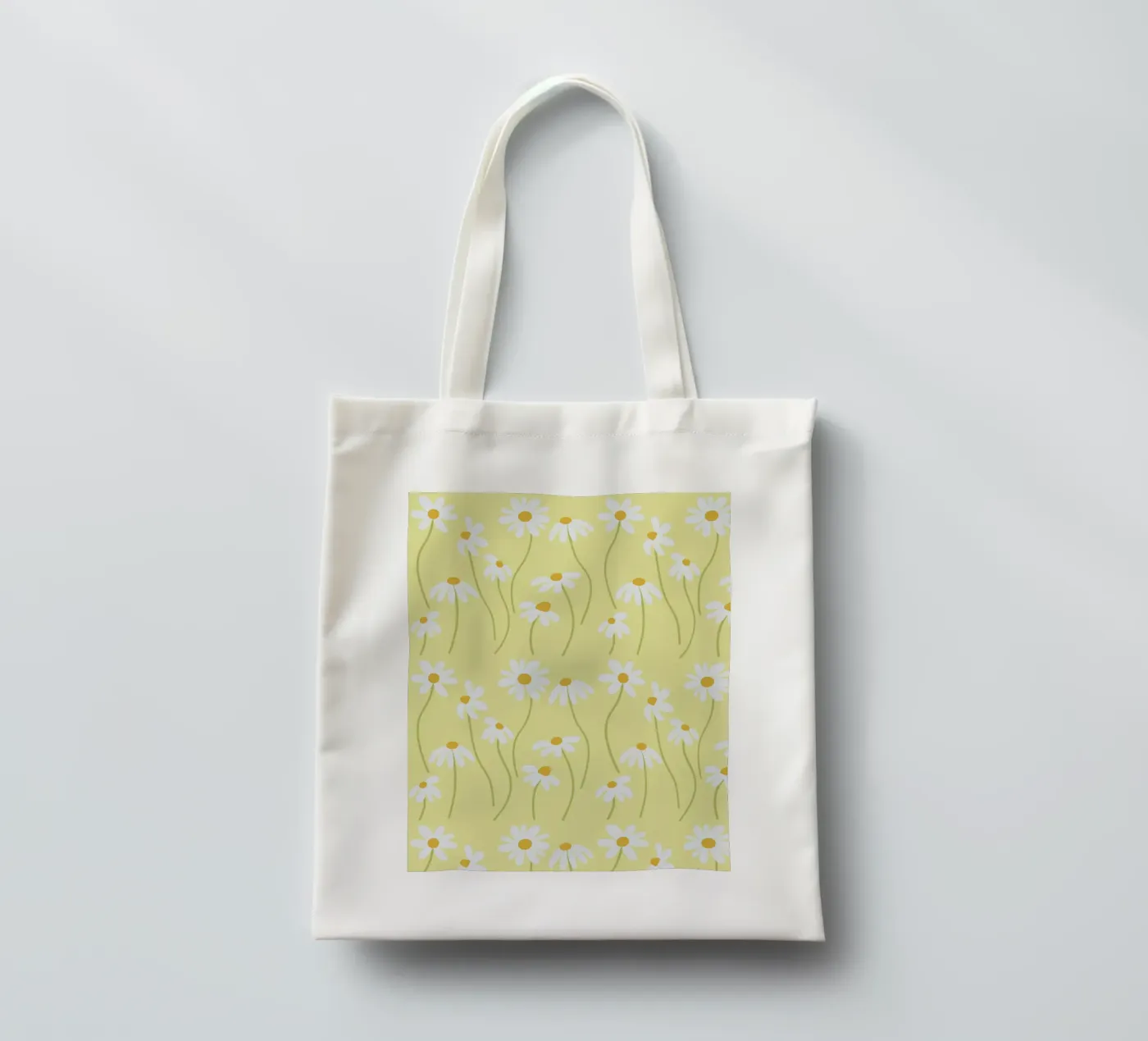 Daisy pattern tote bag by Illustration Raissa Oltmanns