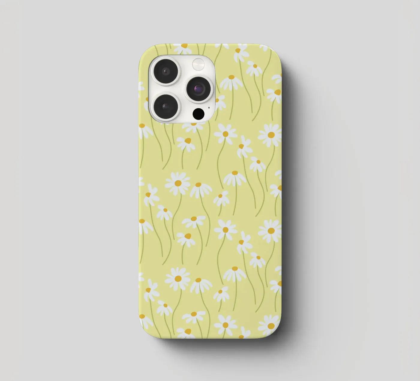 Daisy pattern iphone case by Illustration Raissa Oltmanns