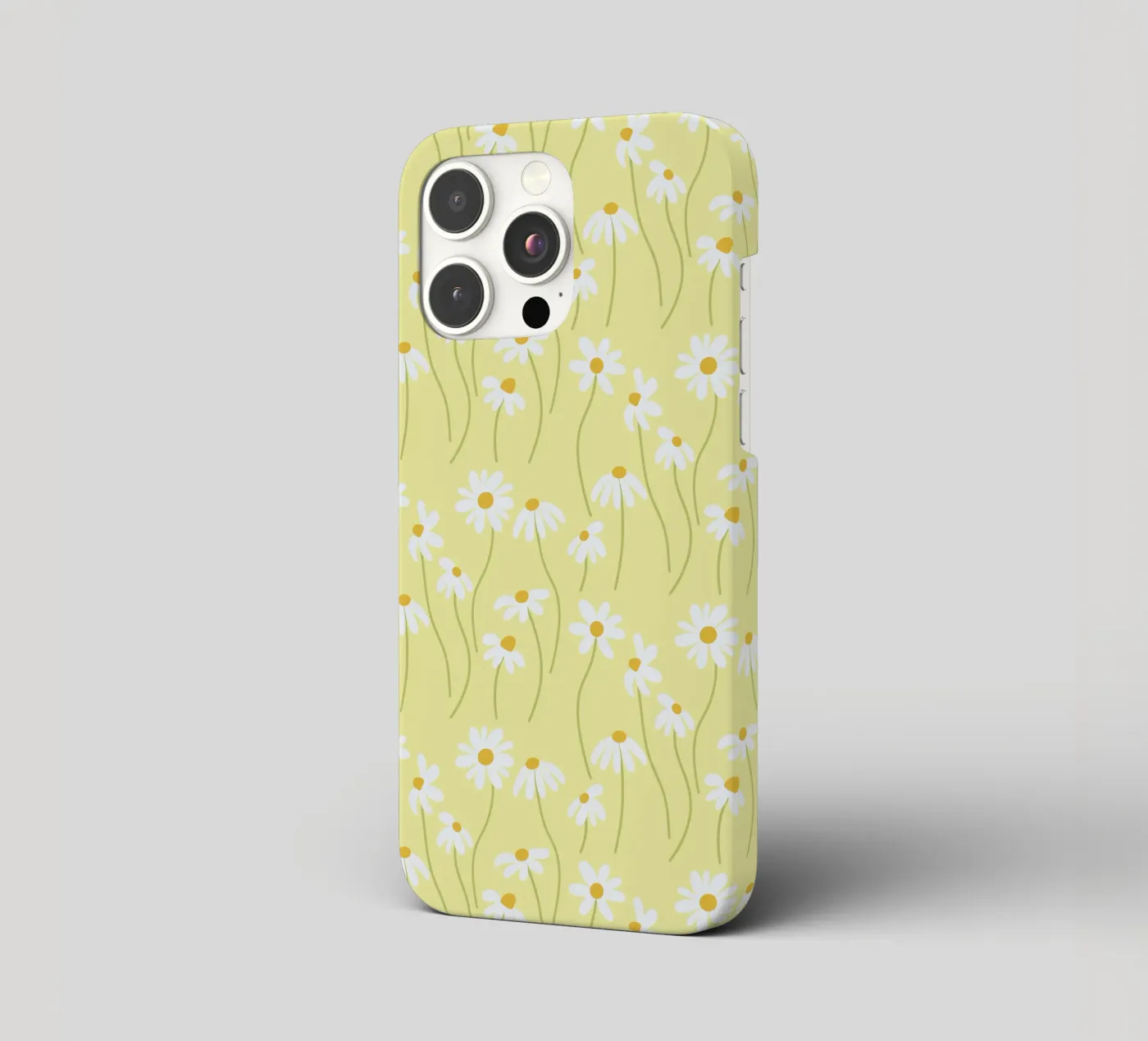 Daisy pattern iphone case by Illustration Raissa Oltmanns