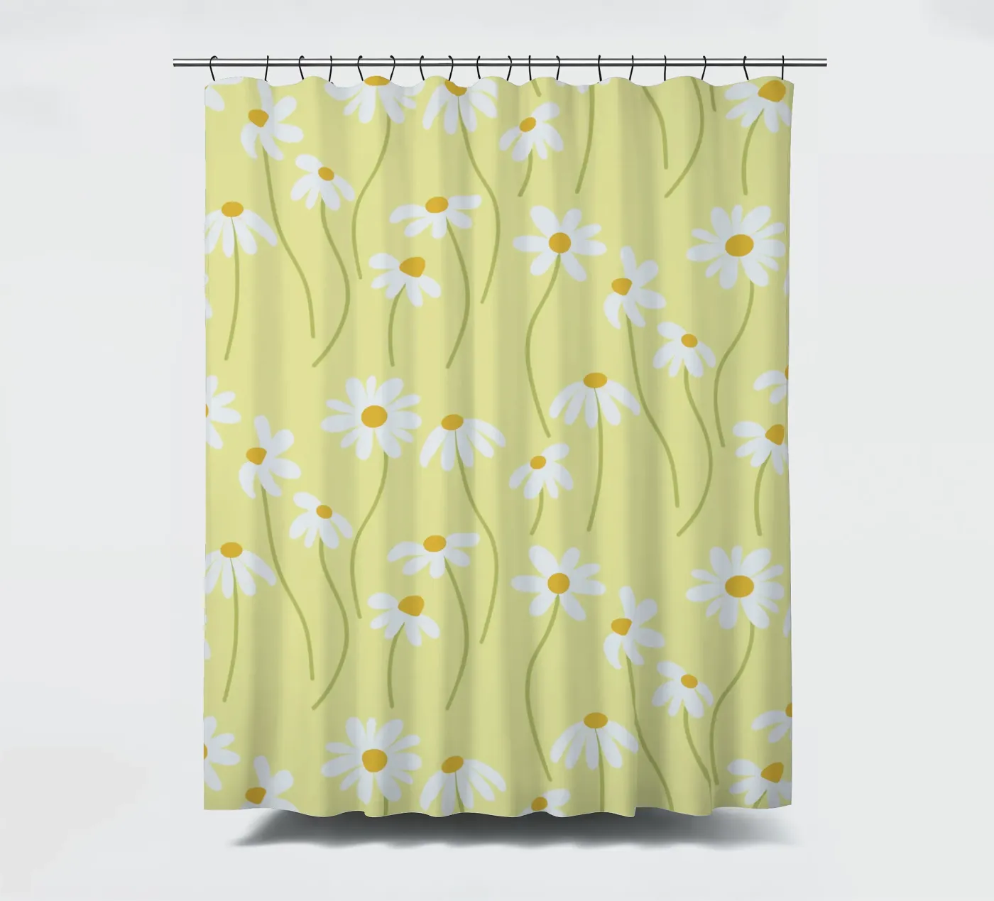 Gänseblümchen Muster Duschvorhang von Illustration Raissa Oltmanns