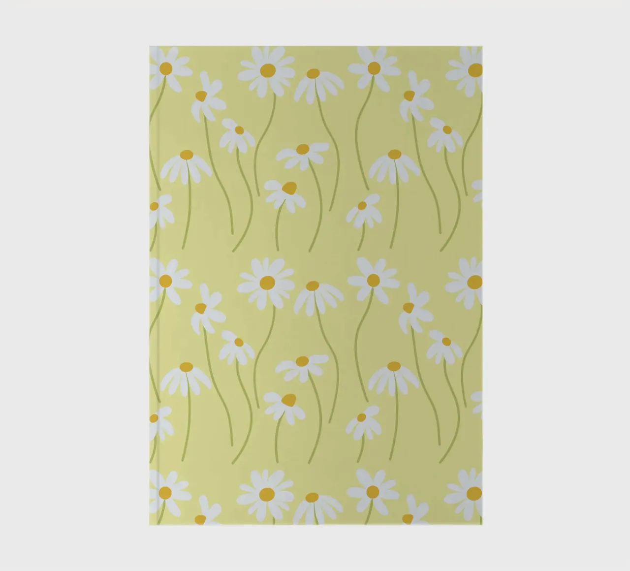 Daisy pattern notebook by Illustration Raissa Oltmanns
