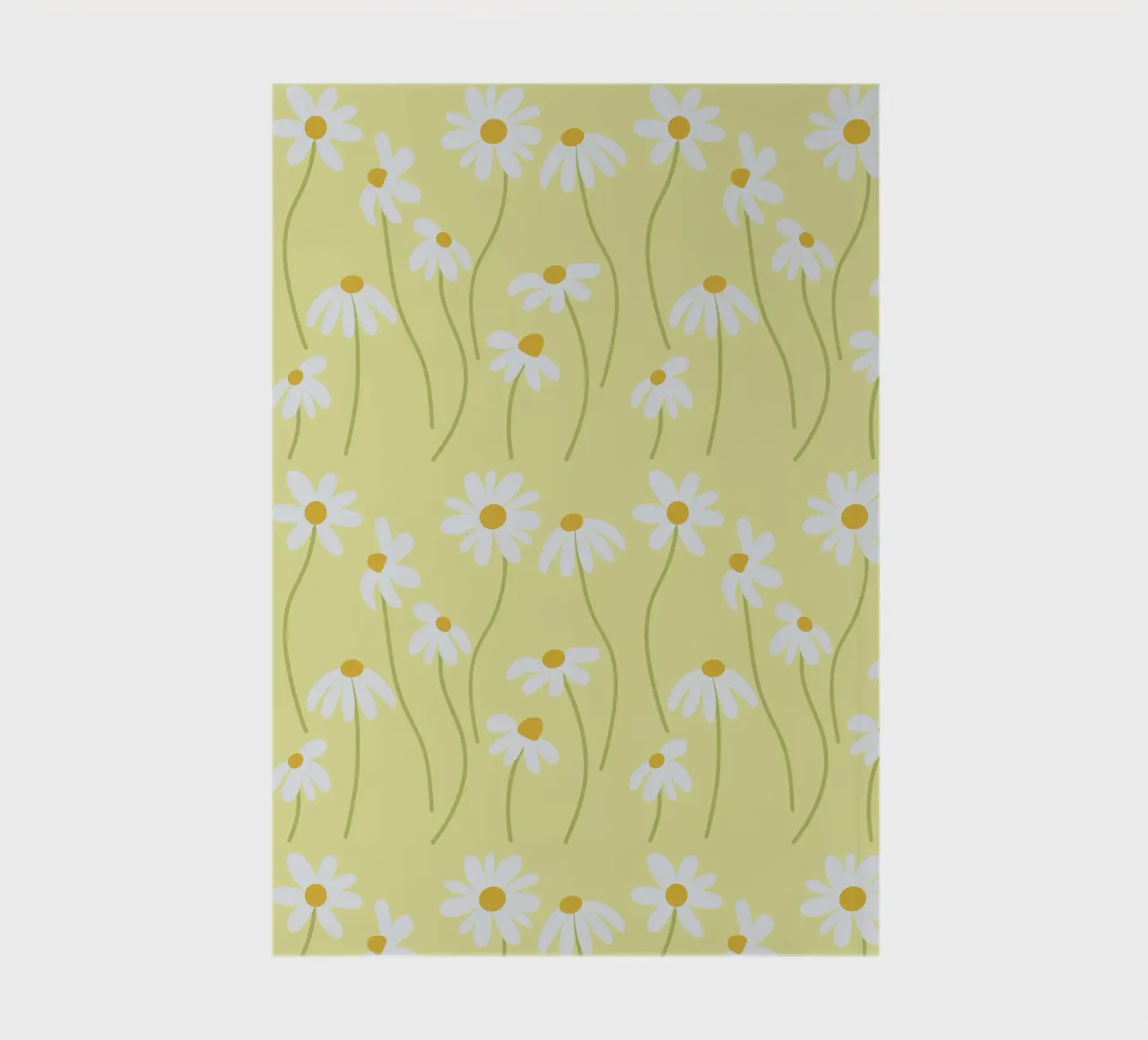 Daisy pattern notebook by Illustration Raissa Oltmanns