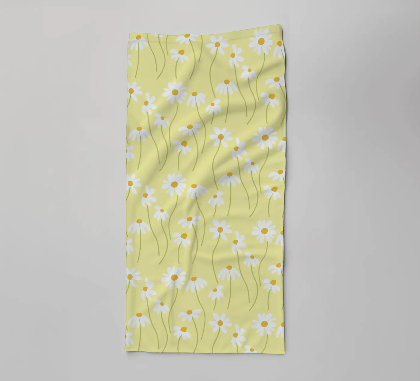 Daisy pattern towel by Illustration Raissa Oltmanns