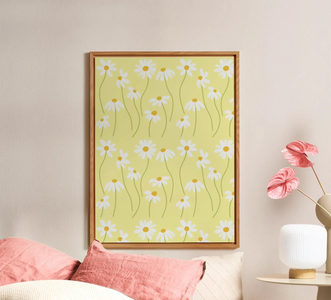 Motif marguerite panneau forex de Illustration Raissa Oltmanns