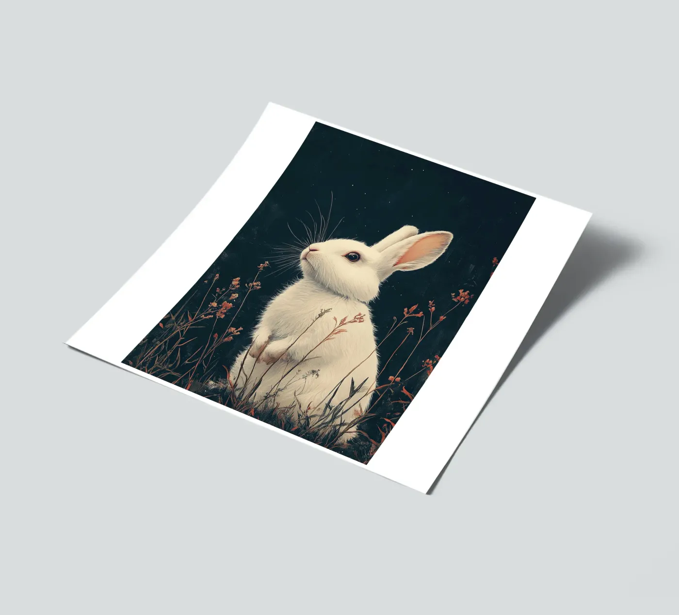 Rabbit sticker sheet by Nikis Art Studio