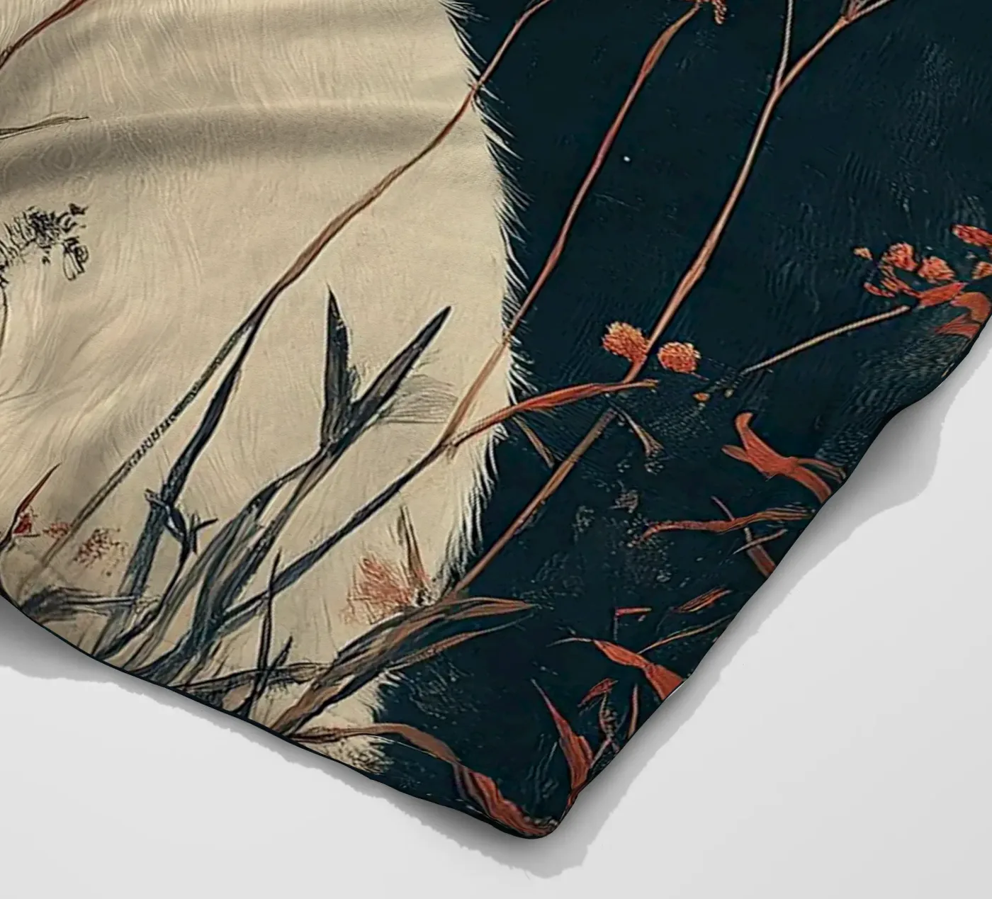 Rabbit Fleecedecke von Nikis Art Studio