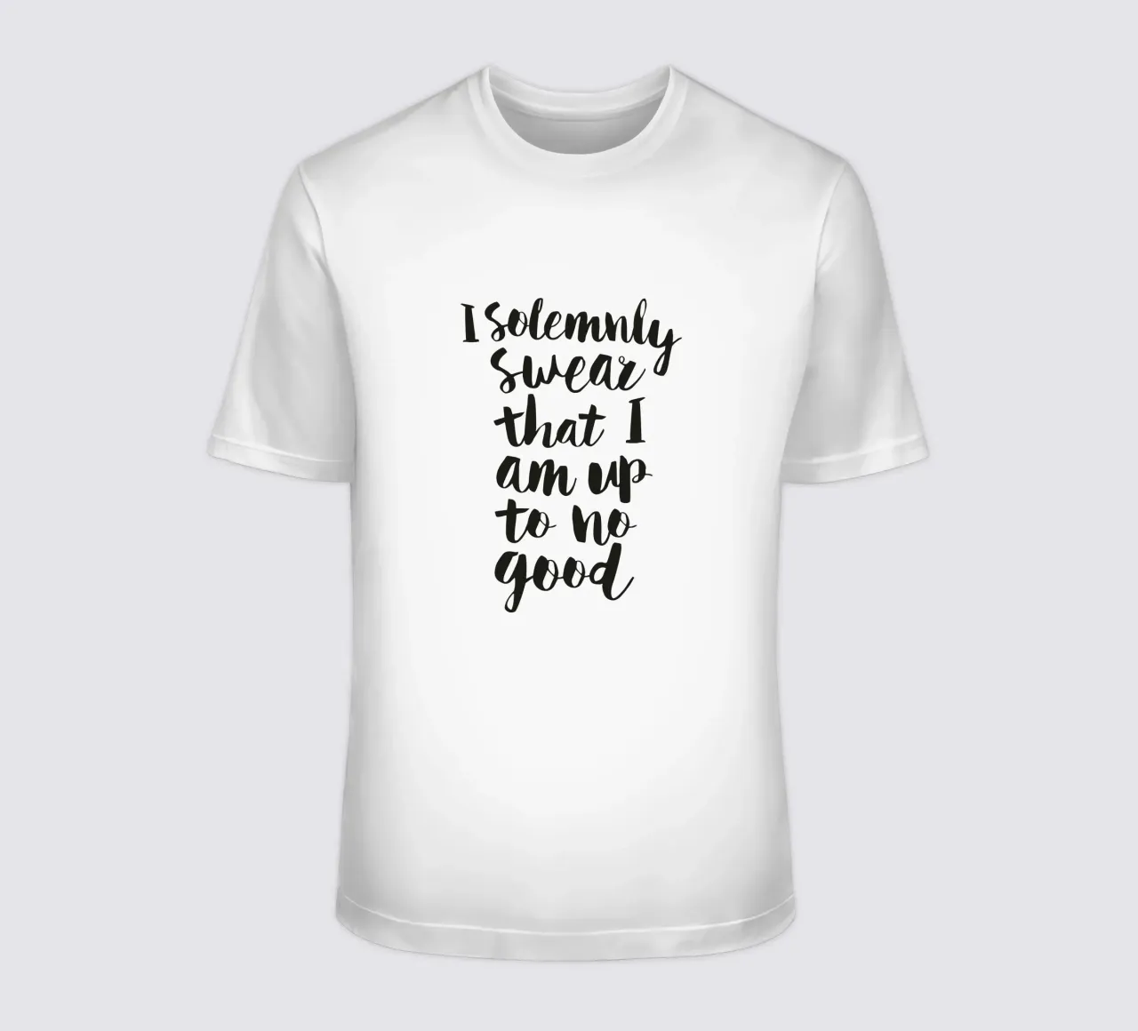 Giuro solennemente che non sto combinando nulla di buono t-shirt da THE MOTIVATED TYPE