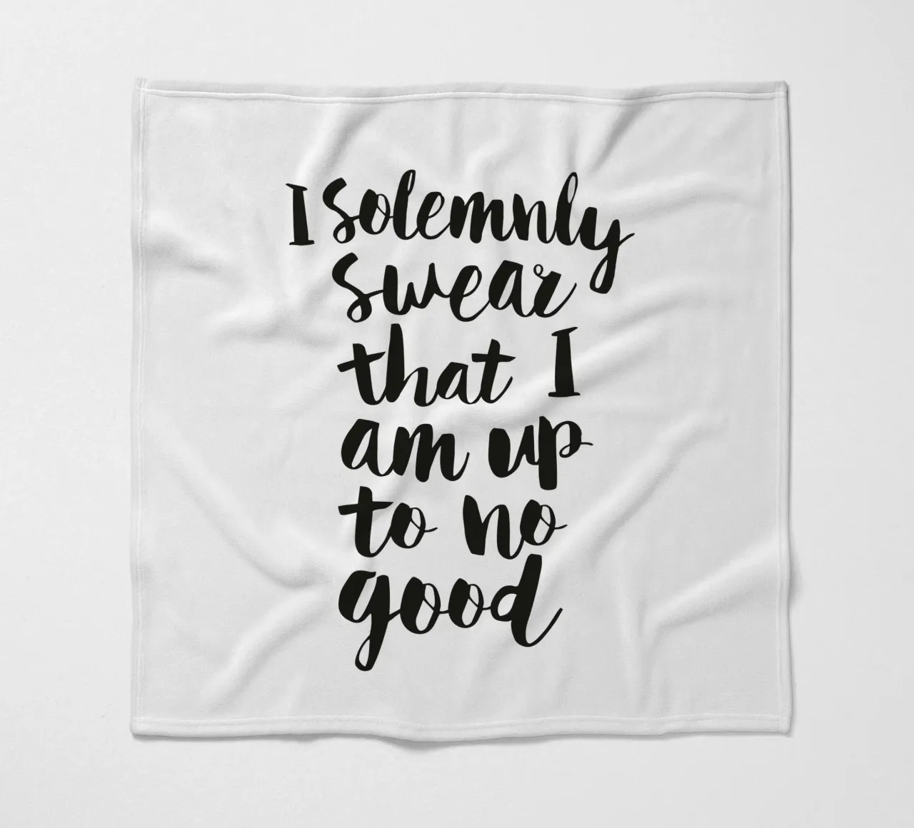 Giuro solennemente che non sto combinando nulla di buono coperta in pile da THE MOTIVATED TYPE