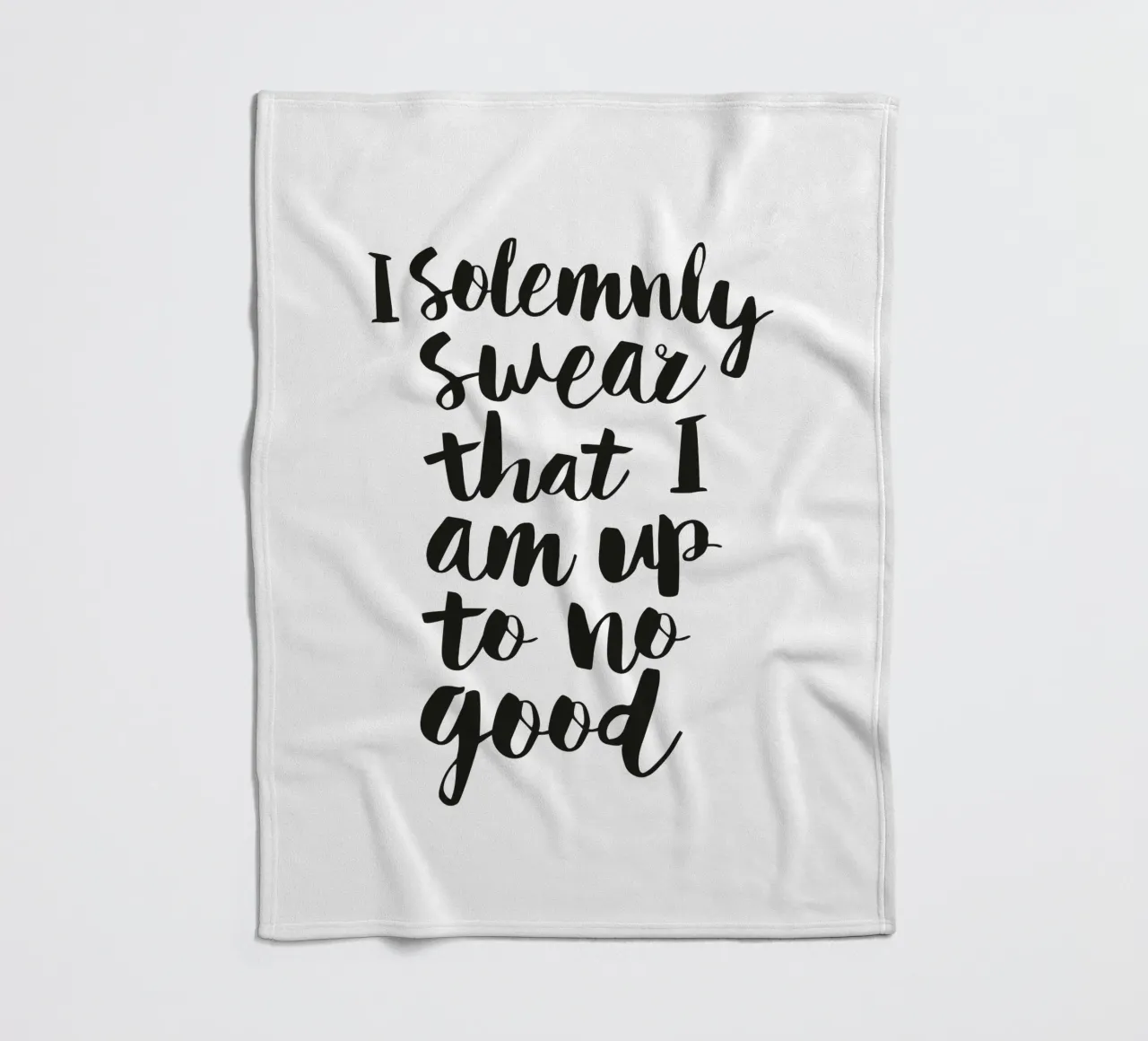 Giuro solennemente che non sto combinando nulla di buono coperta in pile da THE MOTIVATED TYPE