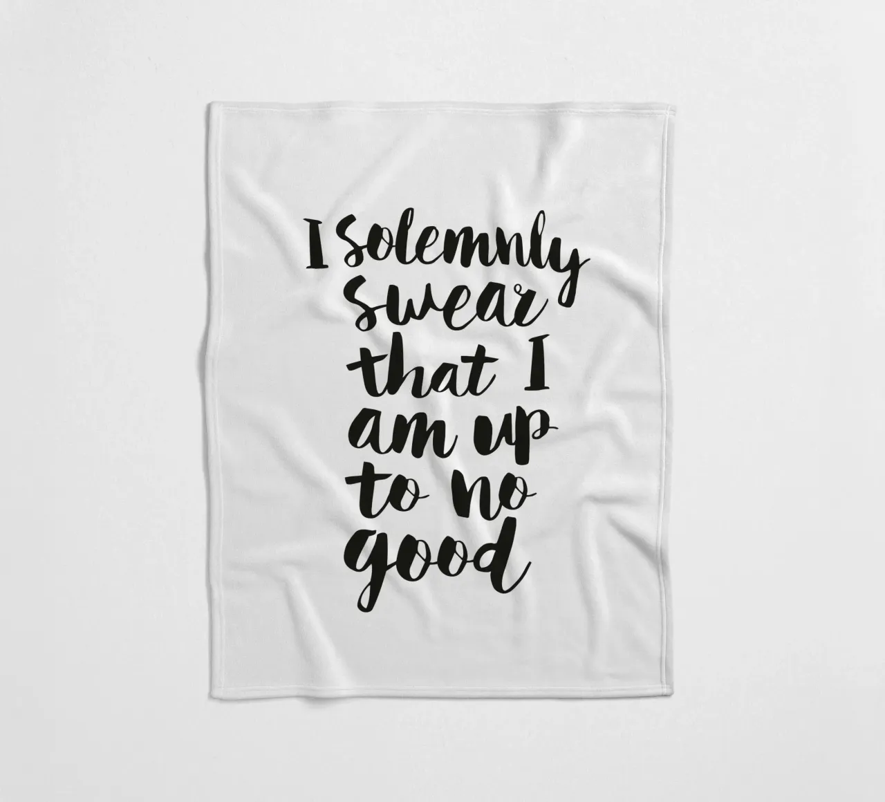 Giuro solennemente che non sto combinando nulla di buono coperta in pile da THE MOTIVATED TYPE