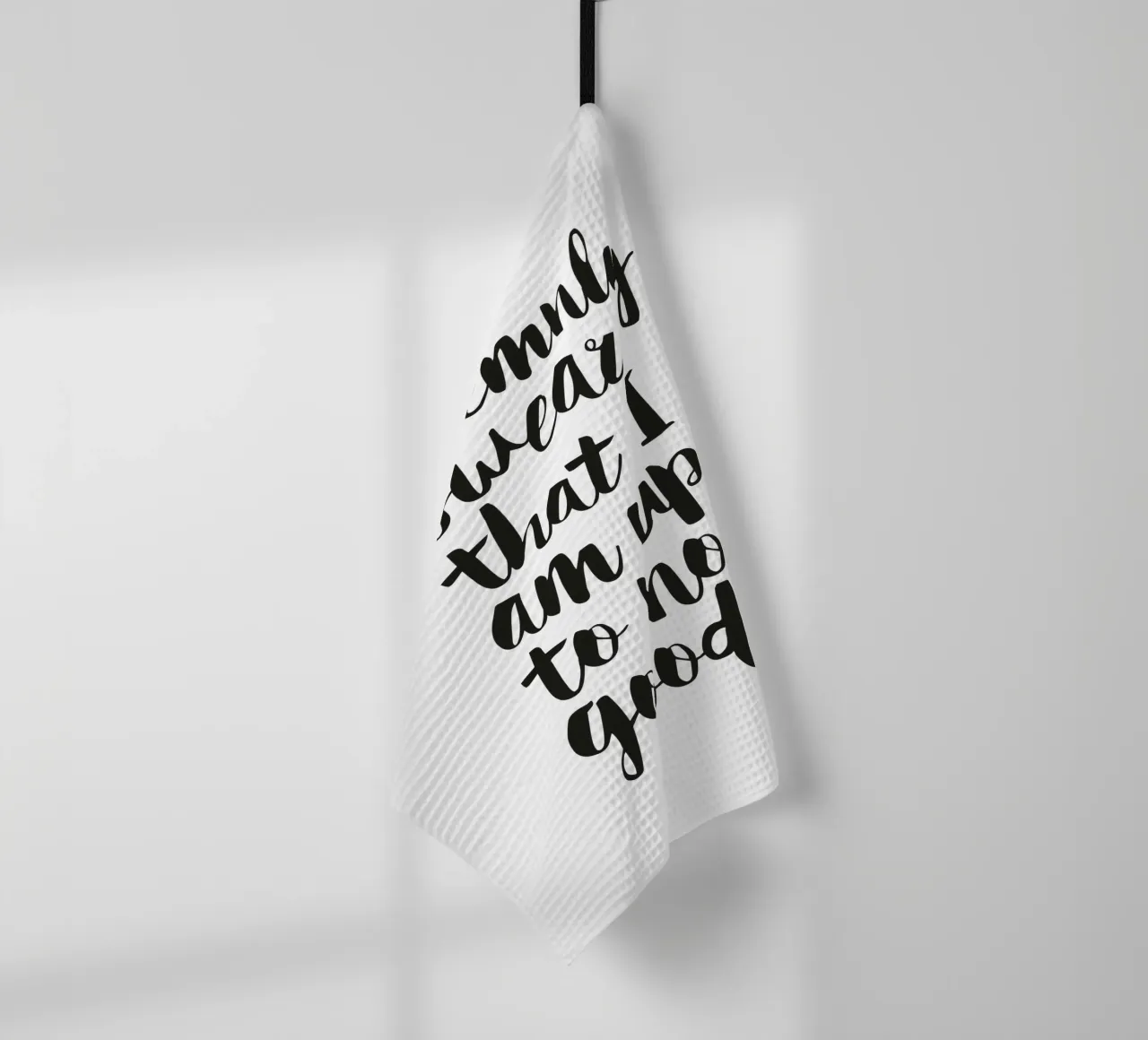 Giuro solennemente che non sto combinando nulla di buono canovaccio da cucina da THE MOTIVATED TYPE