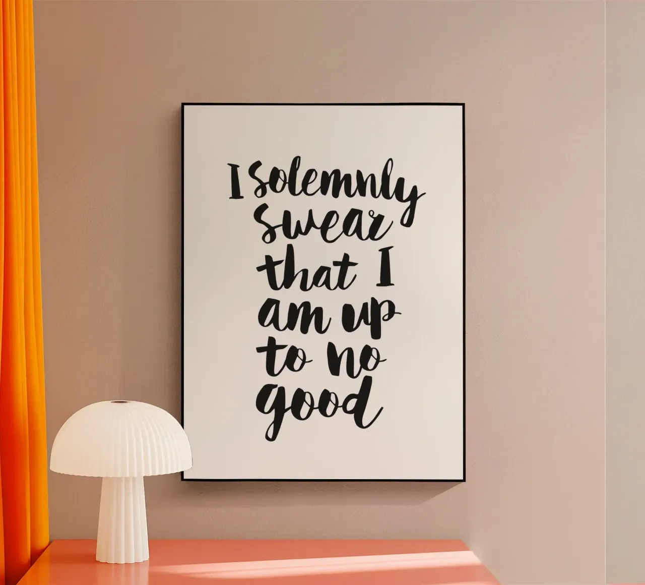 Giuro solennemente che non sto combinando nulla di buono plexiglass da THE MOTIVATED TYPE