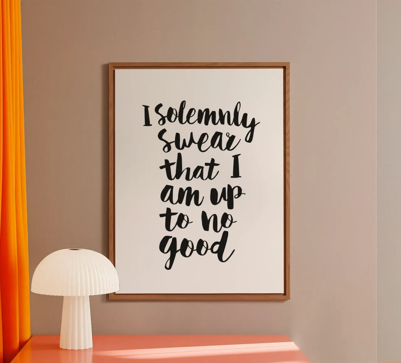 Giuro solennemente che non sto combinando nulla di buono alluminio dibond da THE MOTIVATED TYPE