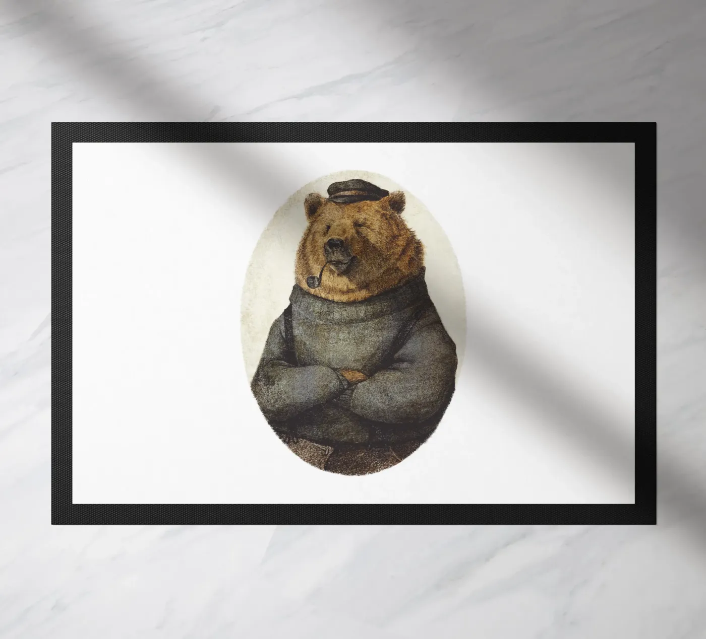 Sailor Solitude Bear doormat by mikekoubou