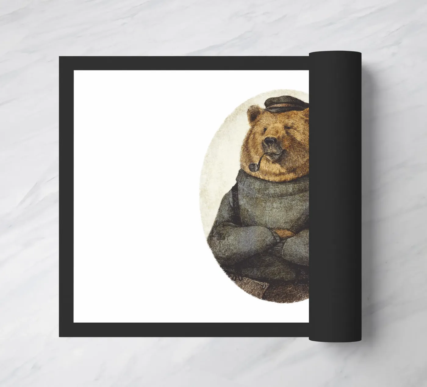 Sailor Solitude Bear doormat by mikekoubou