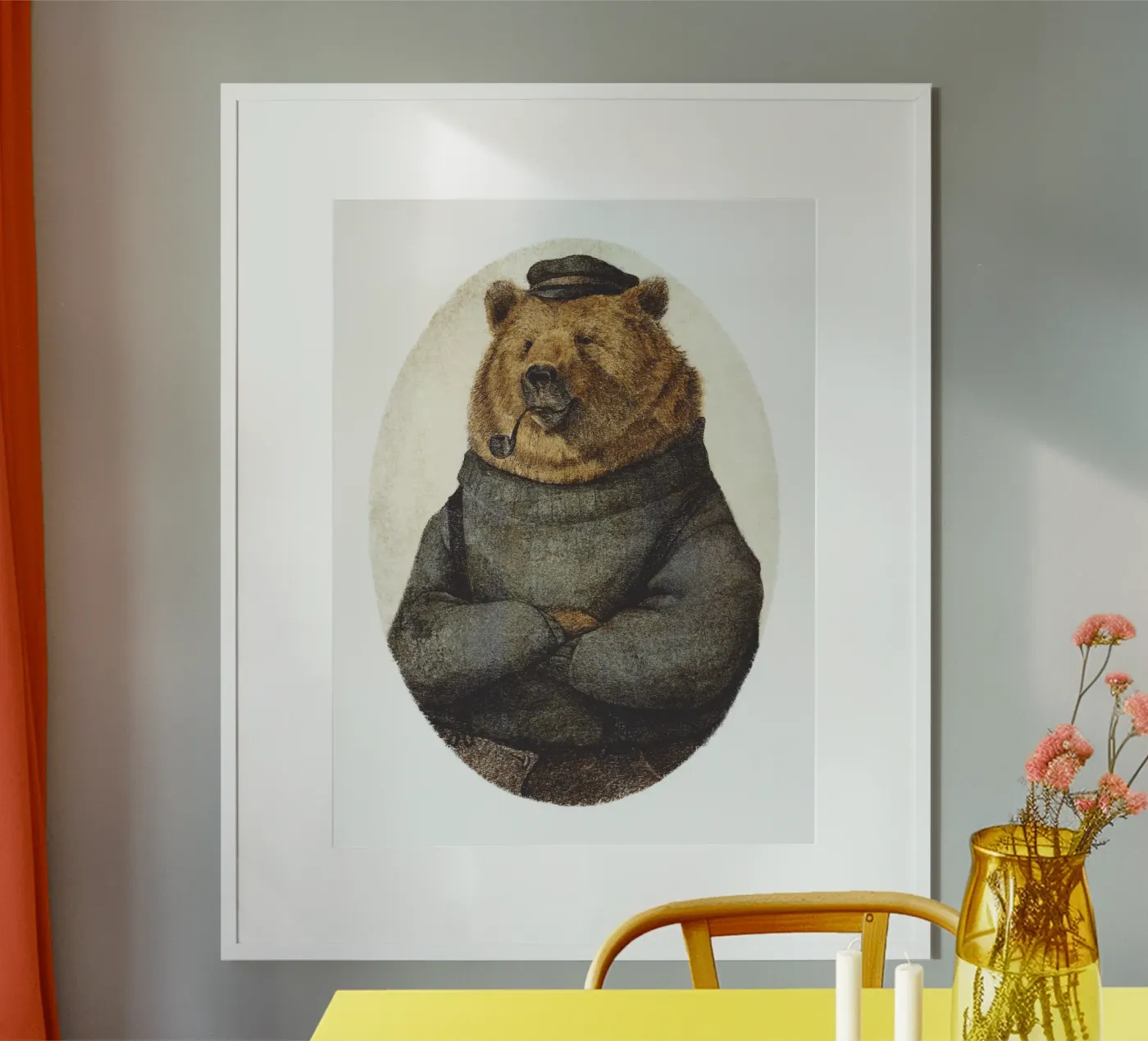 Sailor Solitude Bear poster by mikekoubou