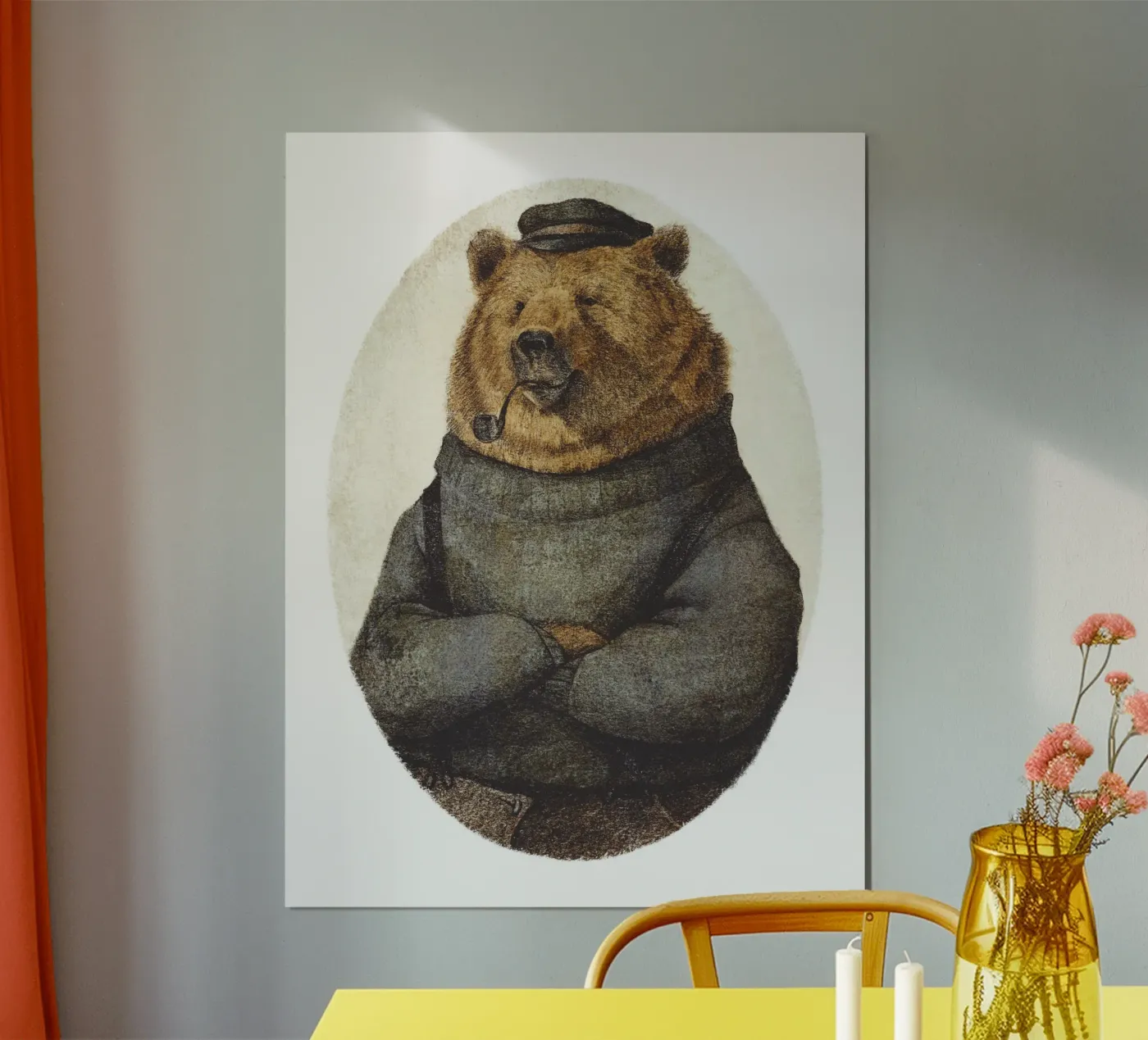 Sailor Solitude Bear poster by mikekoubou