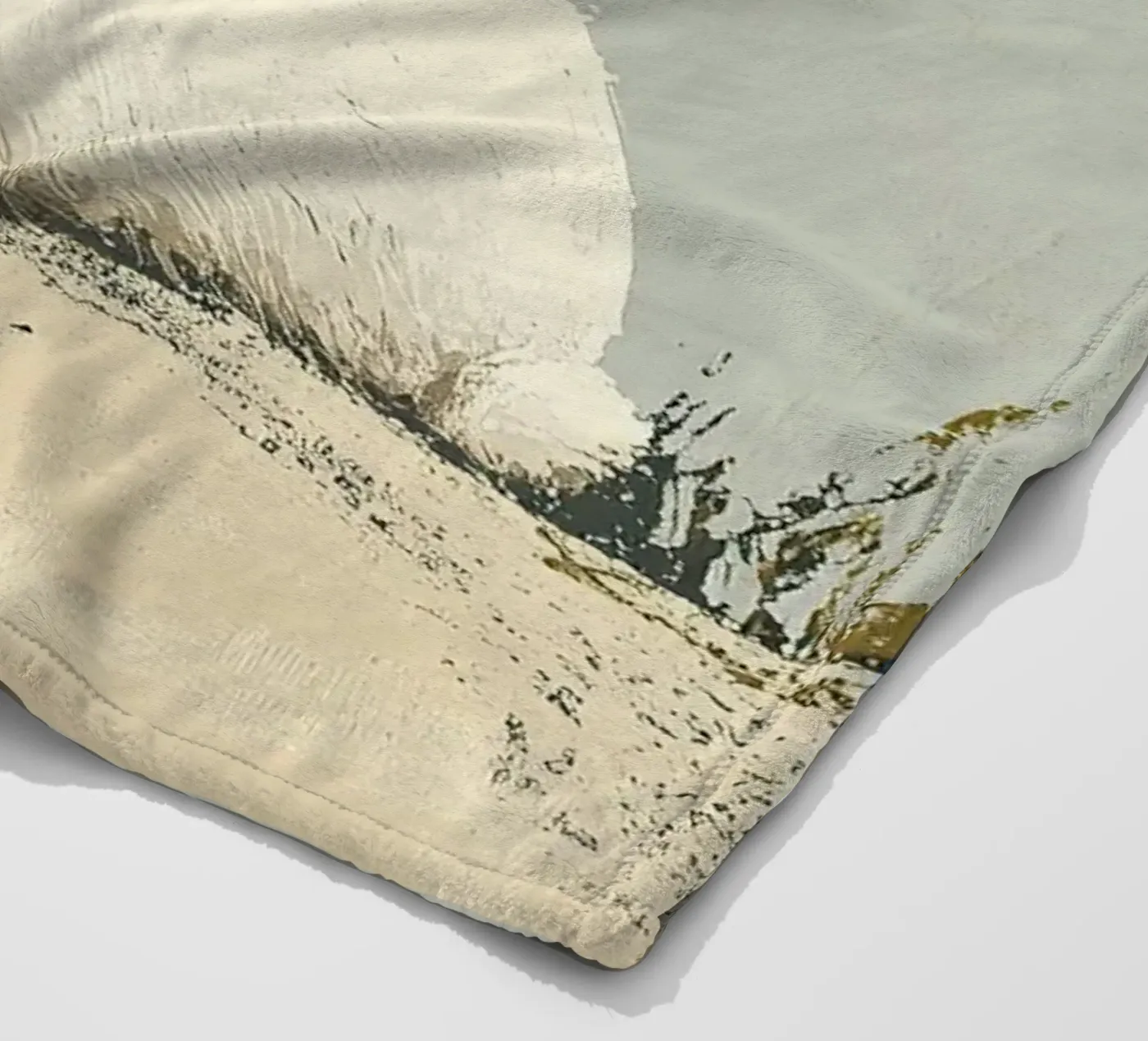 Rabbit Fleecedecke von Nikis Art Studio