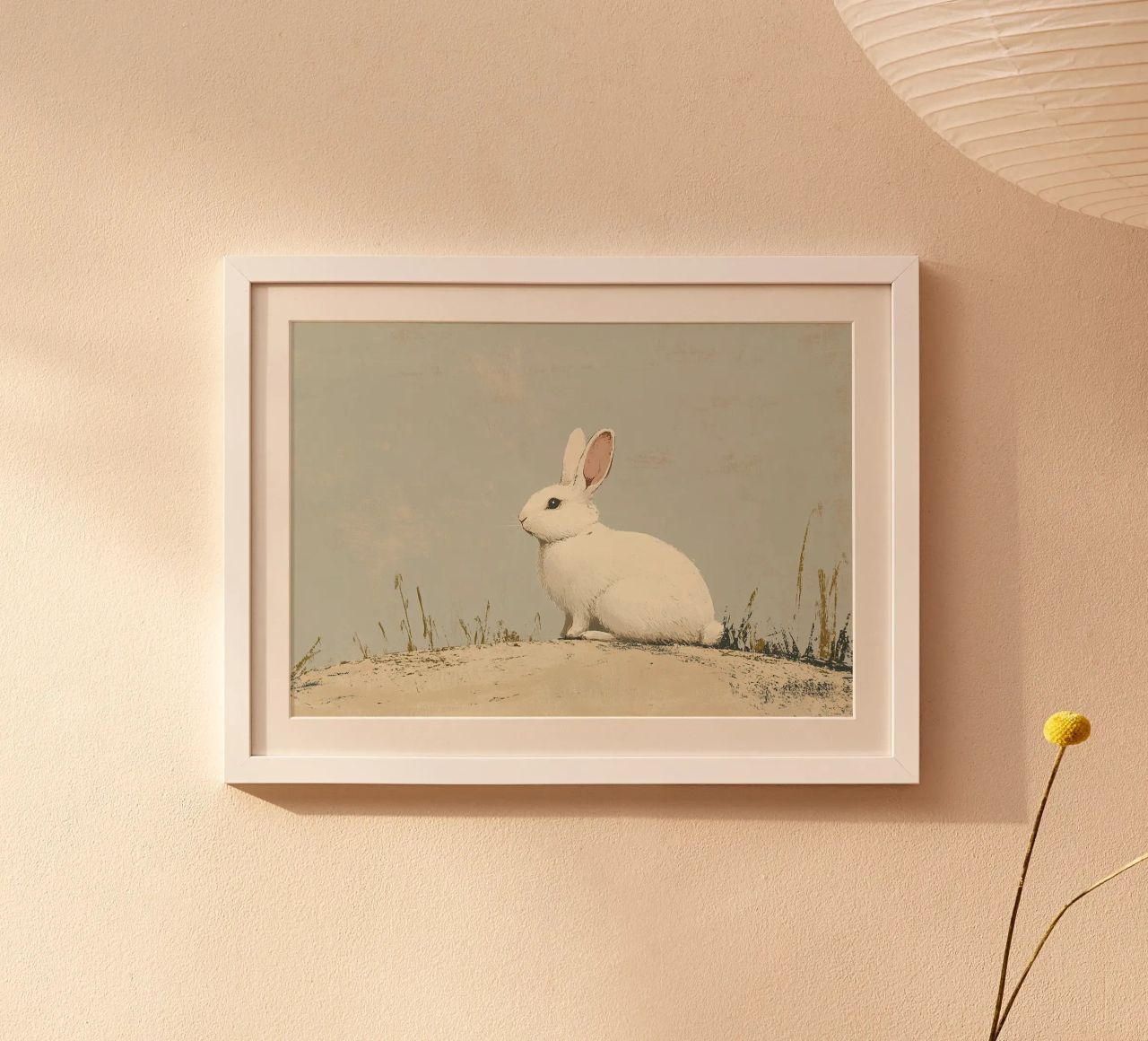 Rabbit poster by Nikis Art Studio