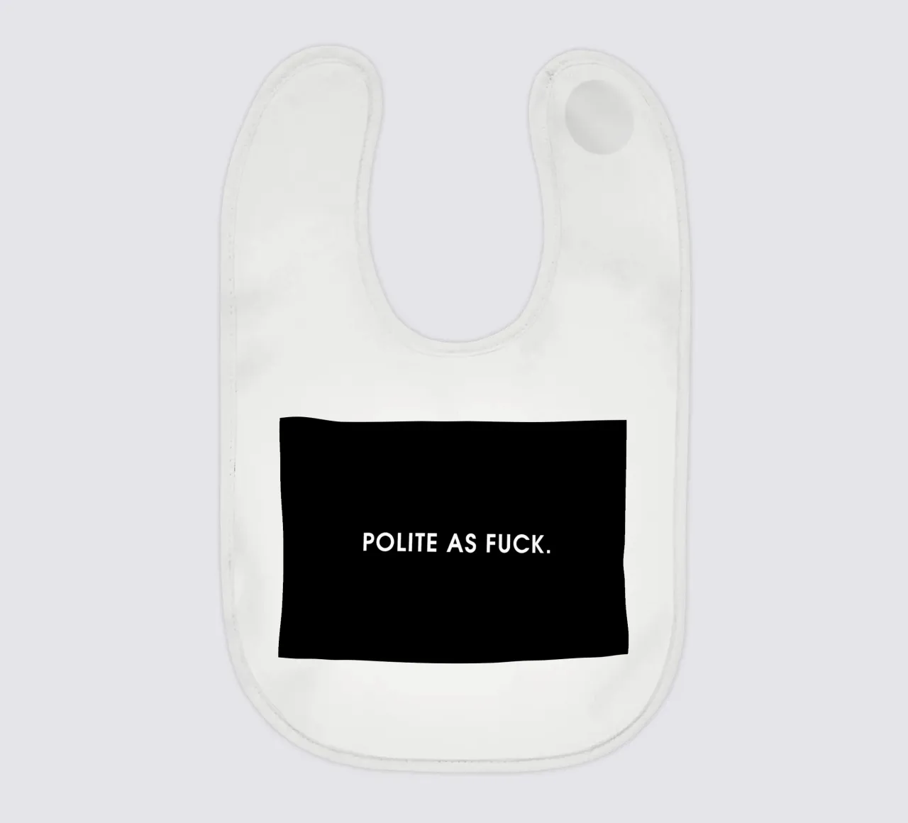 Polite Black bavaglino da Intertitres