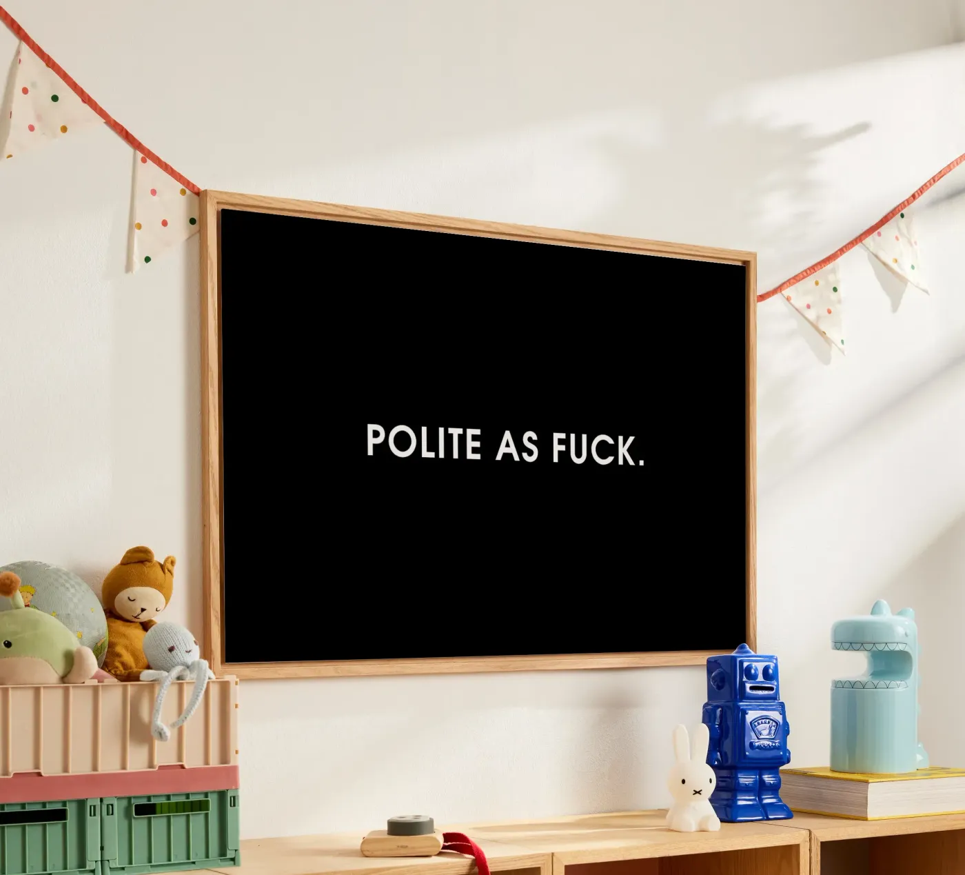 Polite Black plexiglas de Intertitres