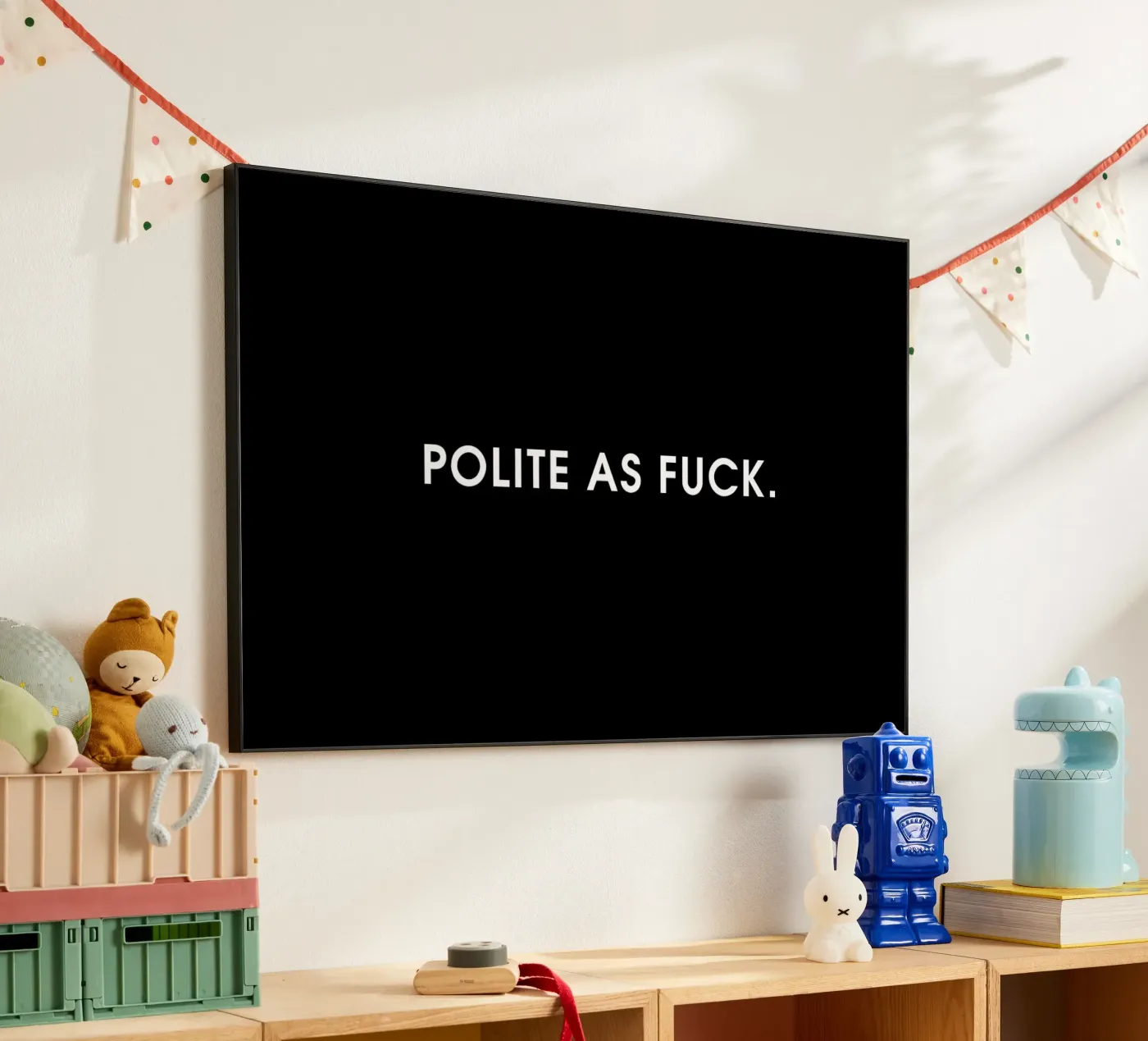 Polite Black pannello forex da Intertitres