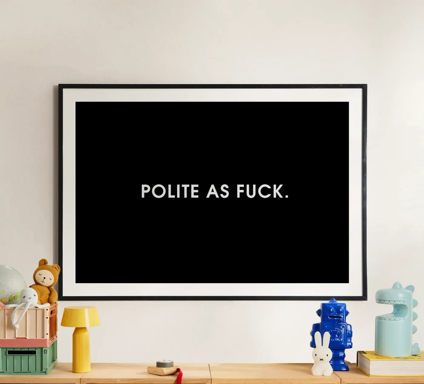 Polite Black poster da Intertitres