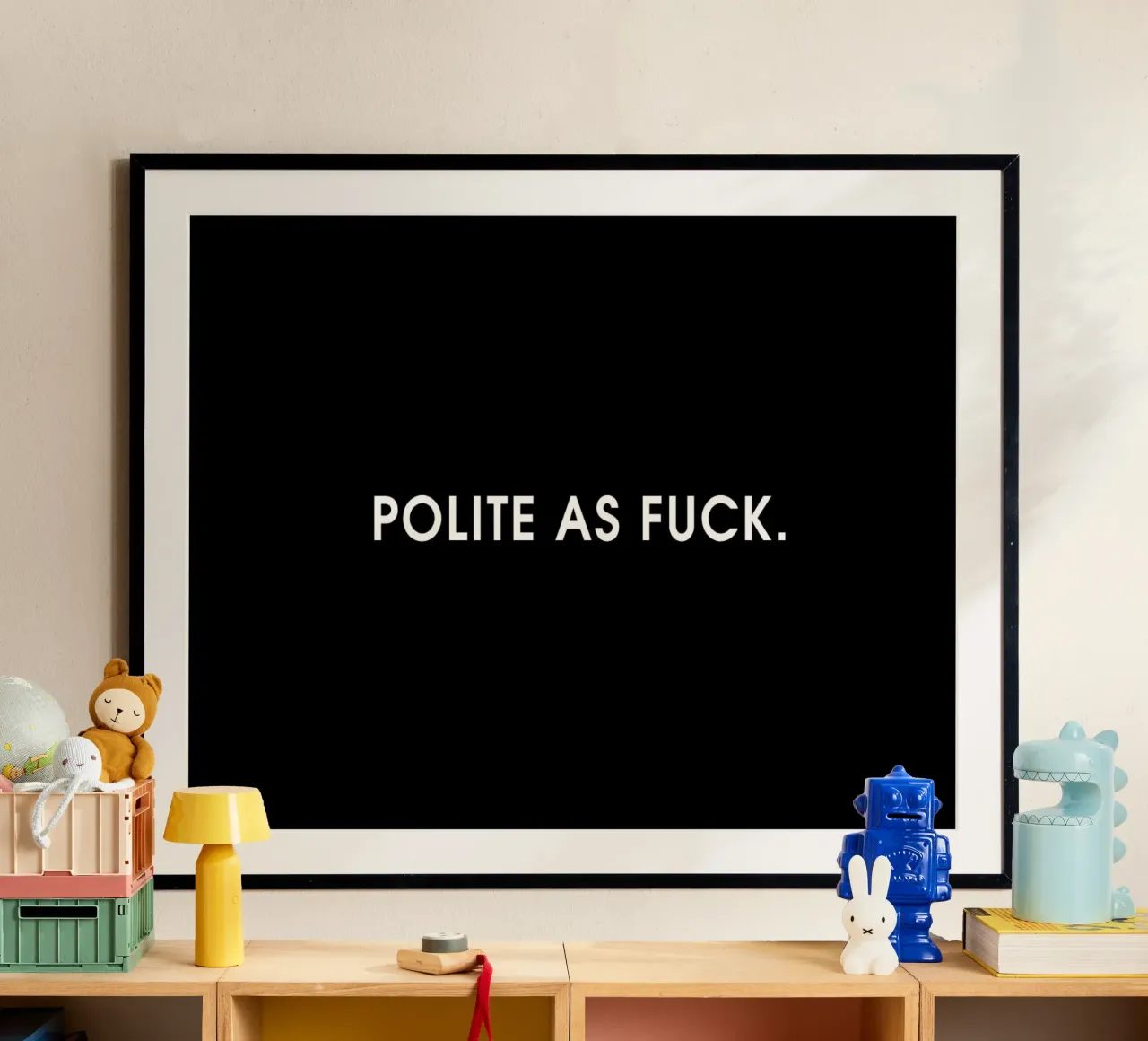 Polite Black poster da Intertitres