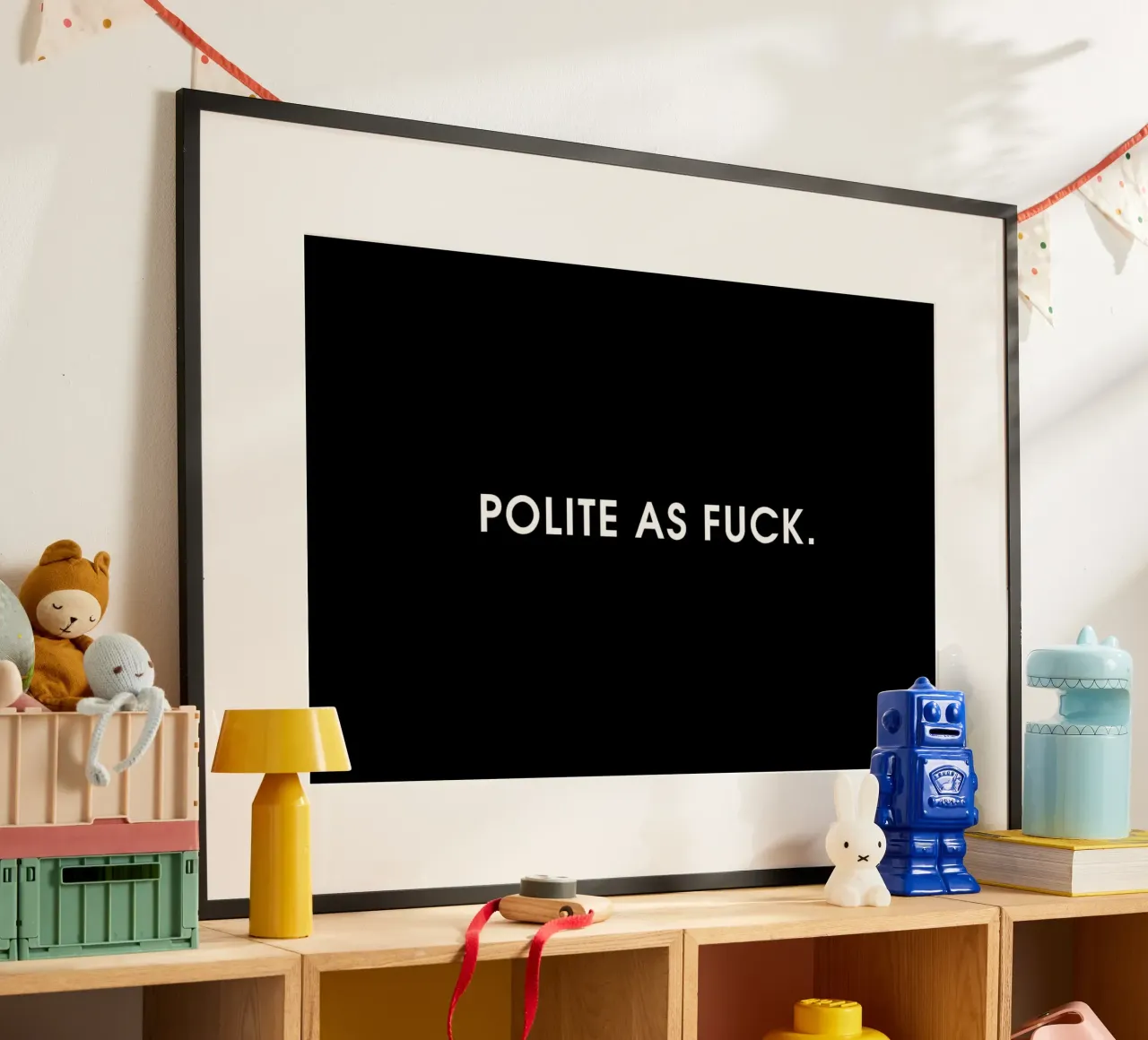 Polite Black poster da Intertitres