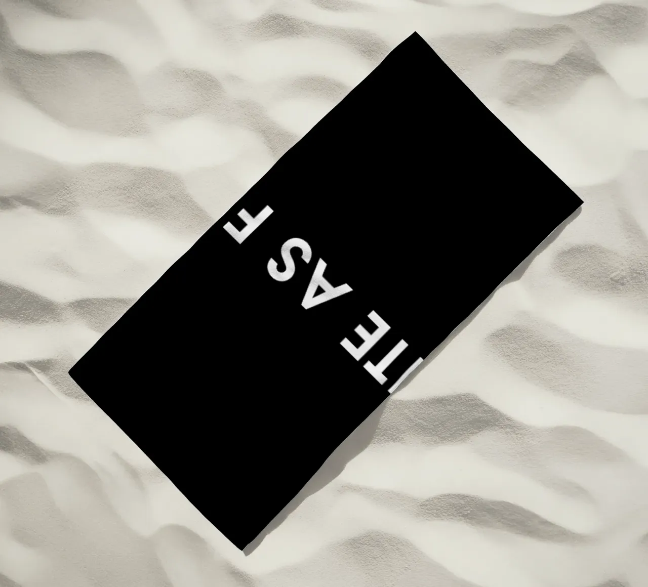 Polite Black telo mare da Intertitres