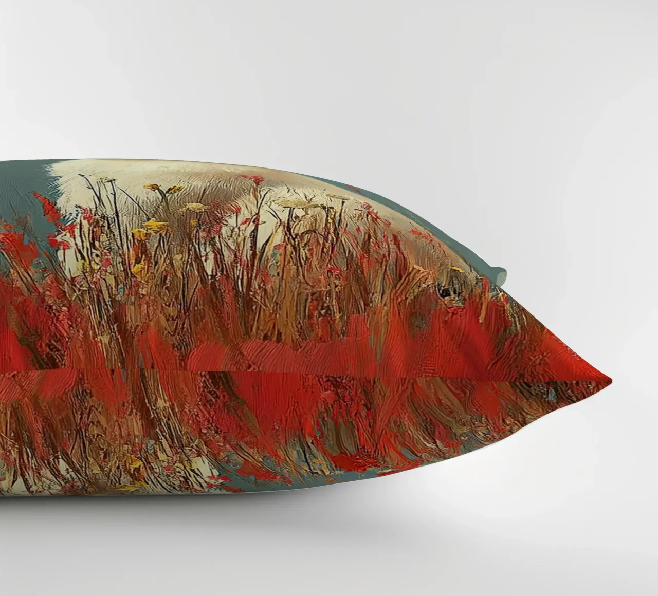 Un coniglio nel suo paradiso cuscino da Nikis Art Studio