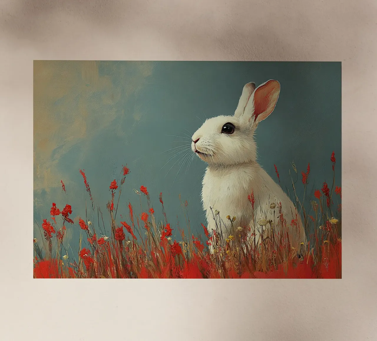 Un coniglio nel suo paradiso pellicola backlit da Nikis Art Studio