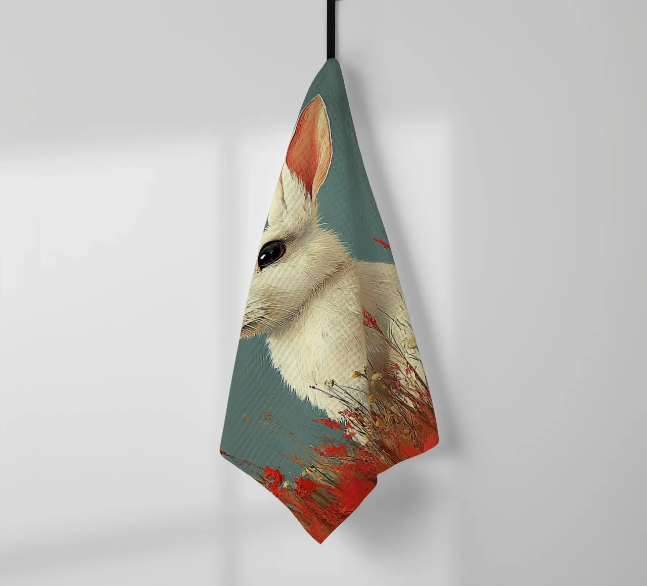 Un coniglio nel suo paradiso canovaccio da cucina da Nikis Art Studio