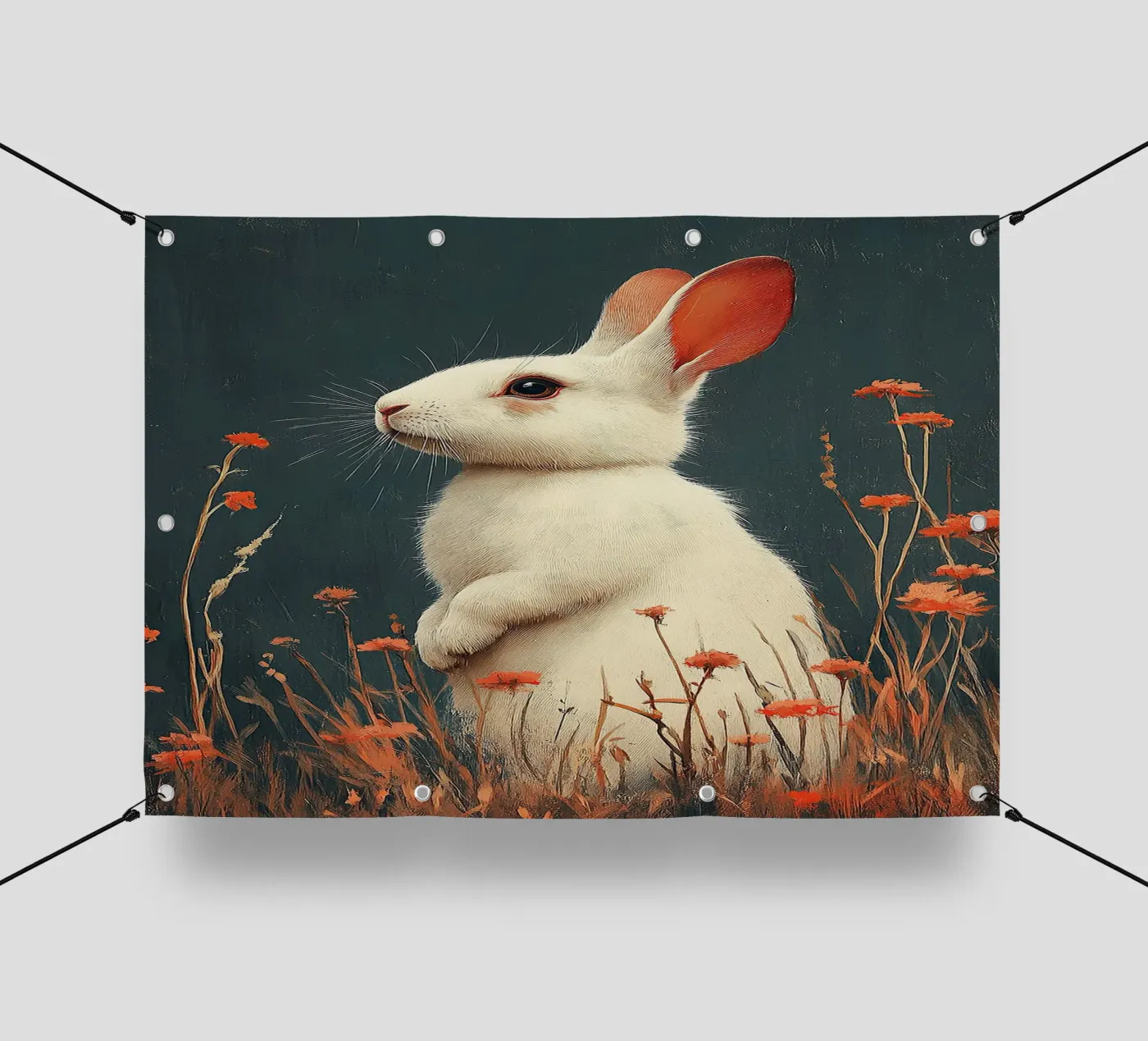 Rabbit pvc cover by Nikis Art Studio