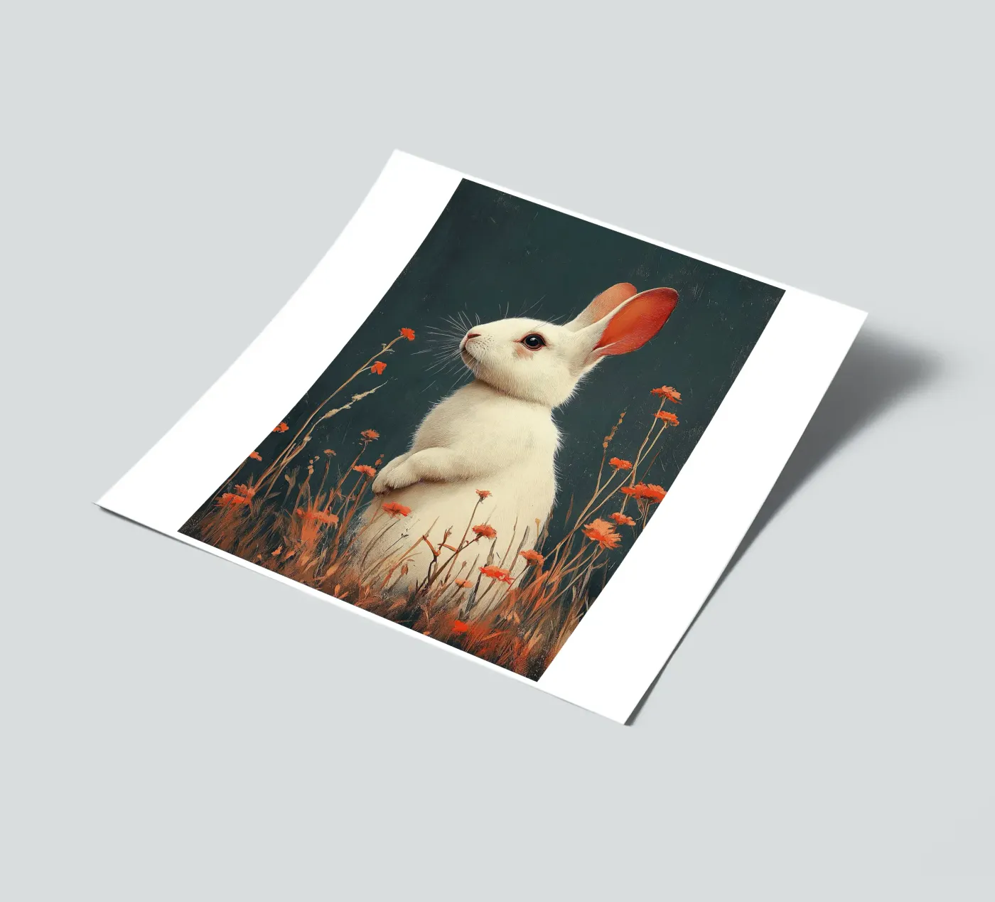 Konijn stickervel van Nikis Art Studio