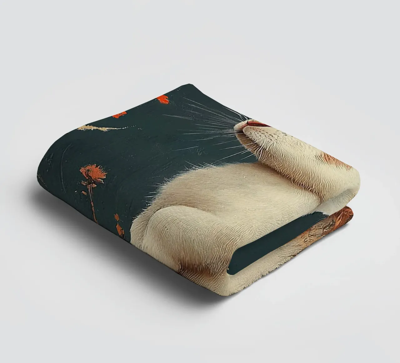 Rabbit towel by Nikis Art Studio