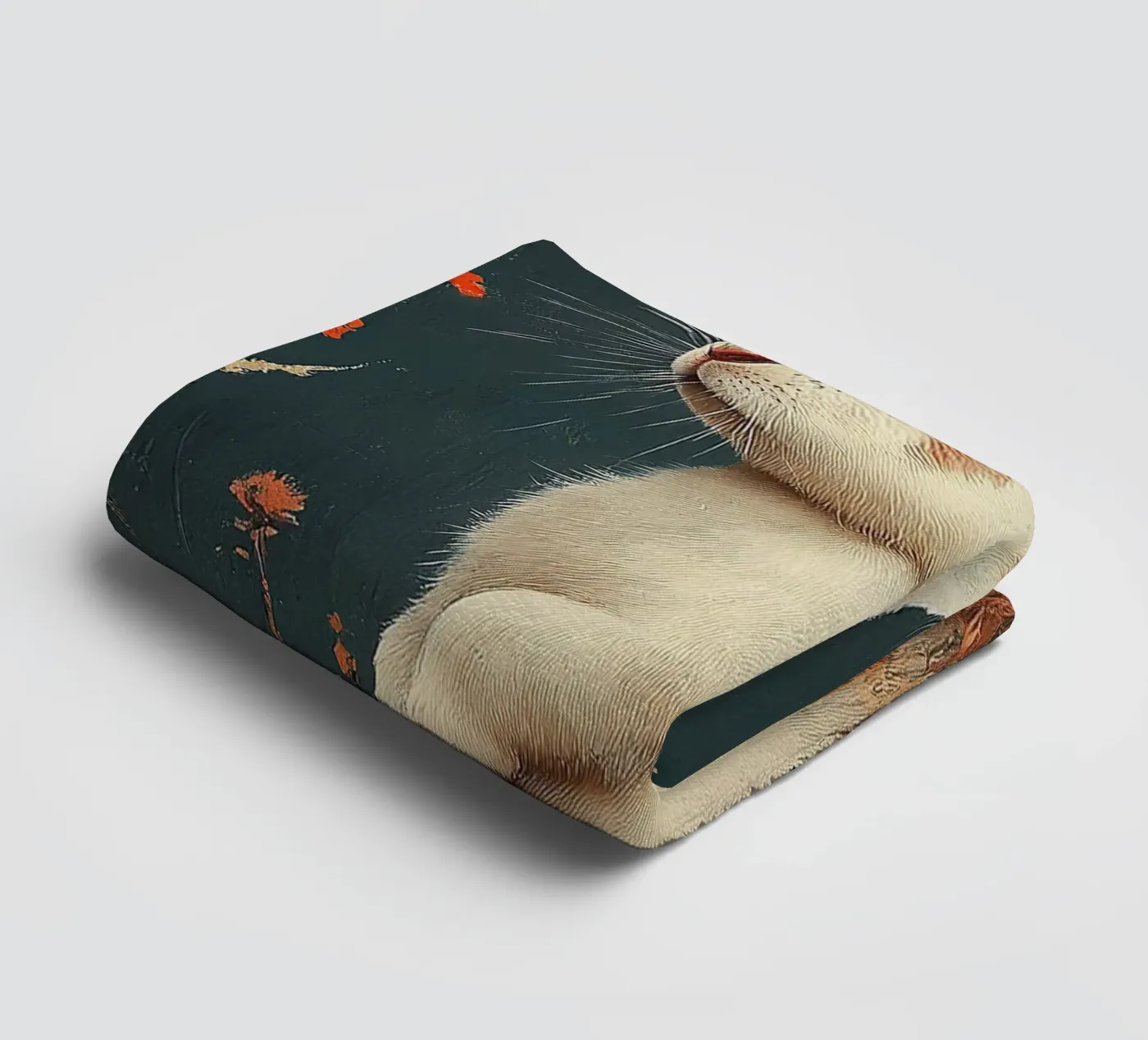 Rabbit towel by Nikis Art Studio
