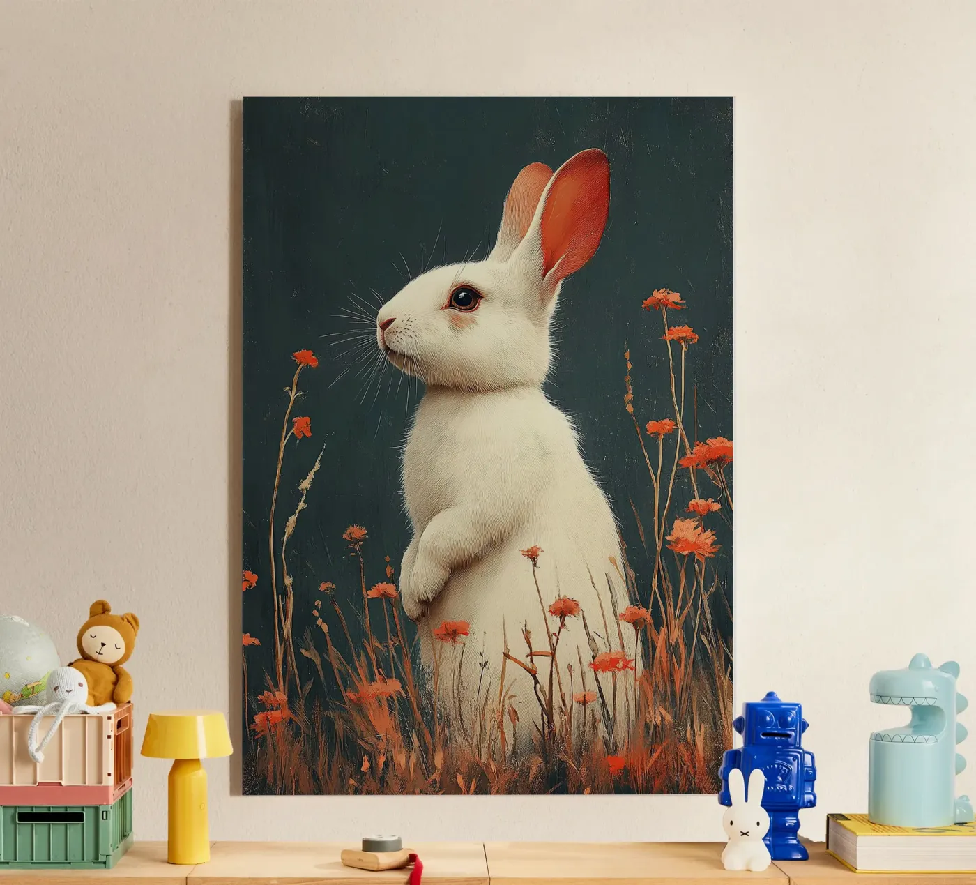 Lapin plexiglas de Nikis Art Studio